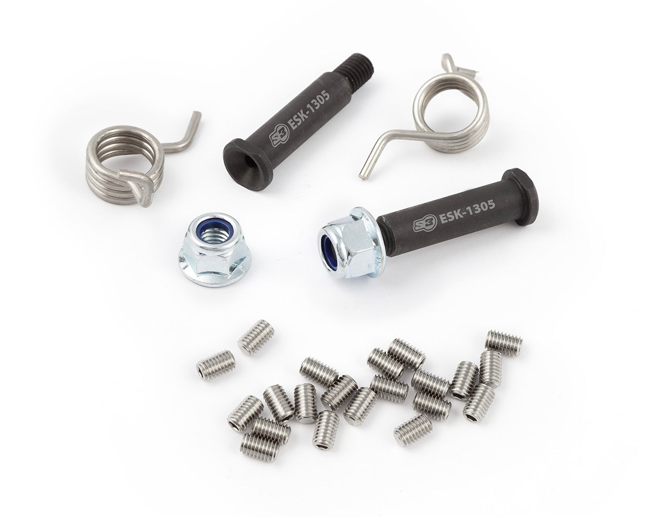 Kit Recambio Estriberas S3 Pasador Tuerca Muelle Arandela