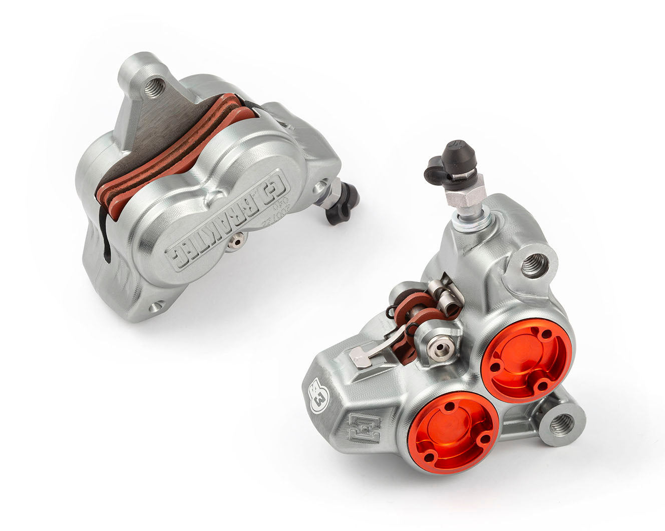 Pinza Frontal Cnc Braktec S3 Vertigo Titanium 250 (2018-2026)
