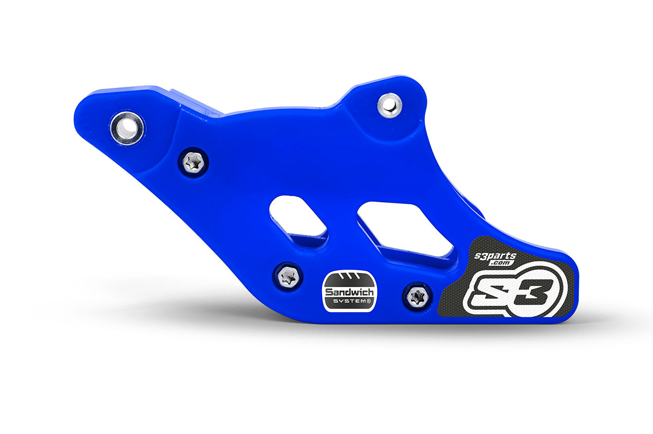 Guía Cadena S3 Hard Enduro HQV FE/TC 17-21 KTM EXC 250/300 17-23 Azul