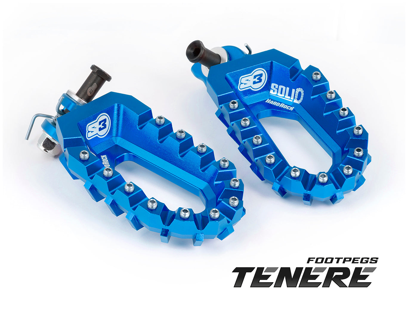 Estriberas Solid S3 Yamaha Xtz 660 (2008-2016) Color Azul