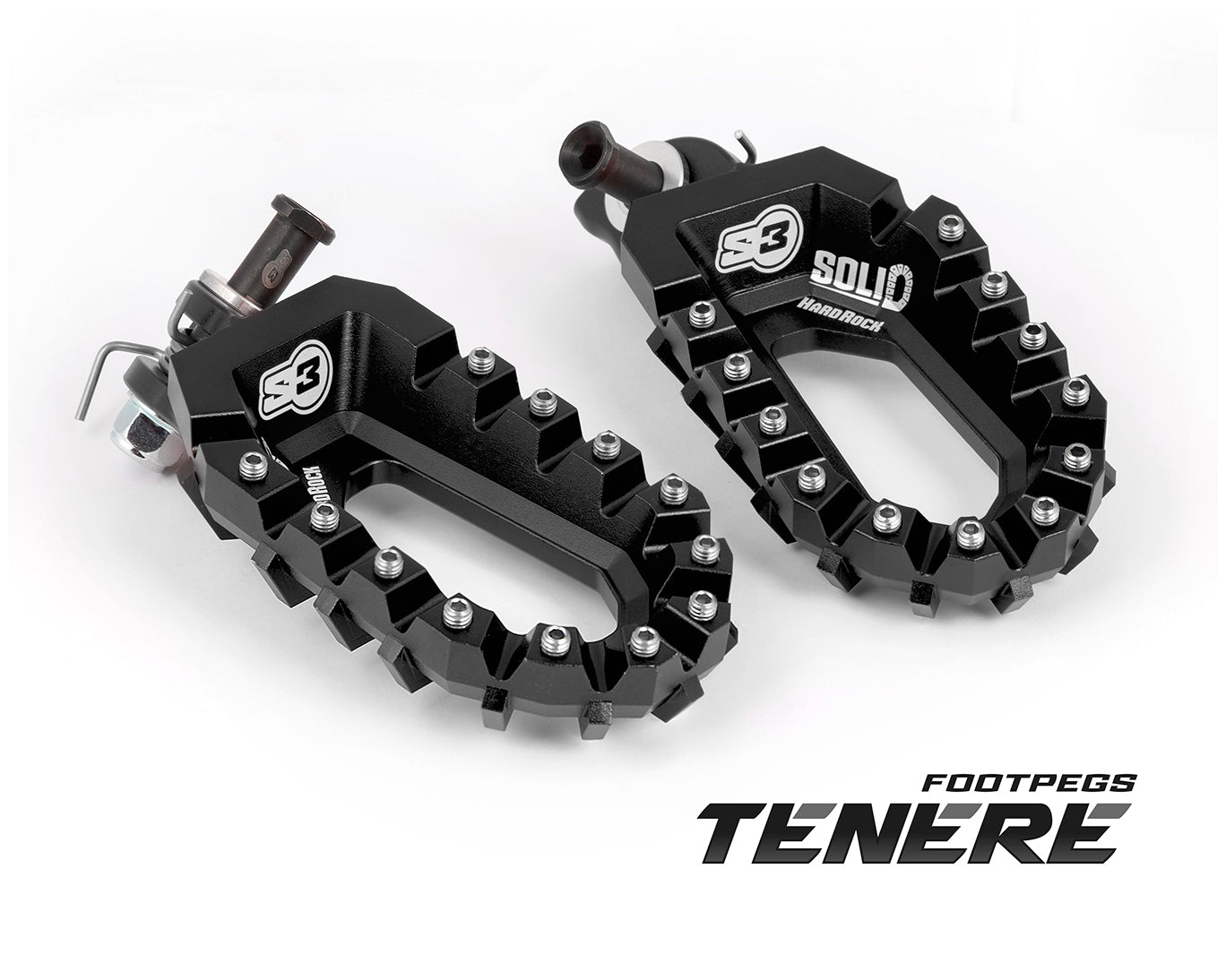 Estriberas Solid S3 Yamaha Xtz 660 (2008-2016) Color Negro