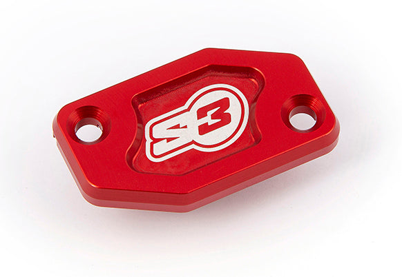 Tapa Bomba Embrague/Freno S3 Trial/Enduro Braktec (Lado Izquierdo) Rojo