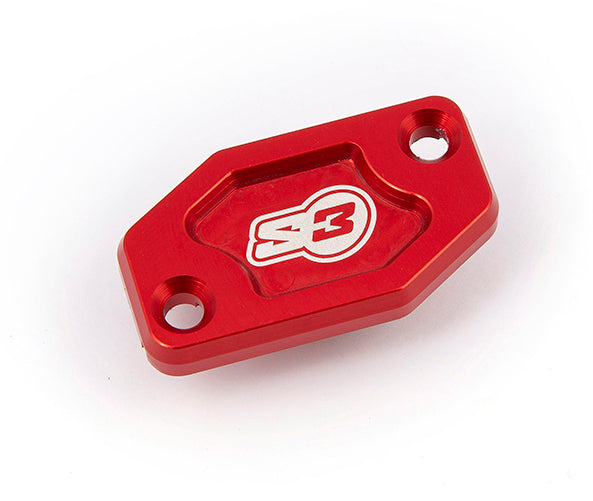 Tapa Bomba Embrague/Freno S3 Trial/Enduro Braktec (Lado Derecho) Rojo