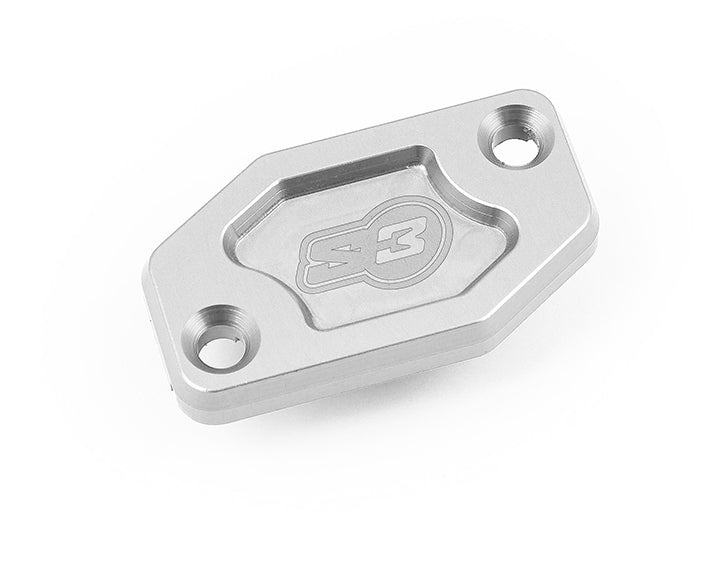 Tapa Bomba Embrague/Freno S3 Trial/Enduro Braktec (Lado Derecho) Plata