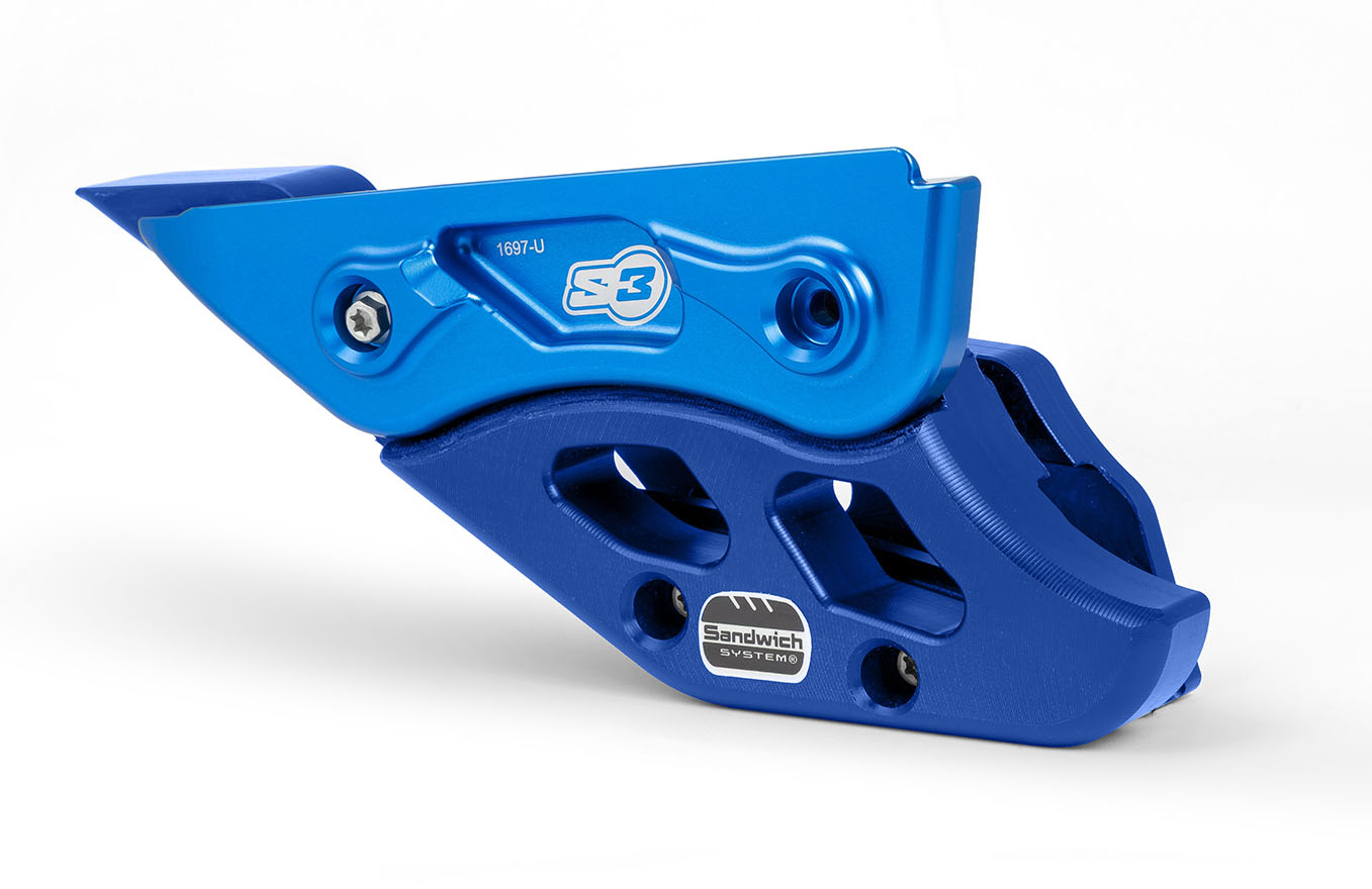 Guia Cadena Sandwich Con Protector S3 Sherco Se-factory 250 (2024-2026) Color Azu