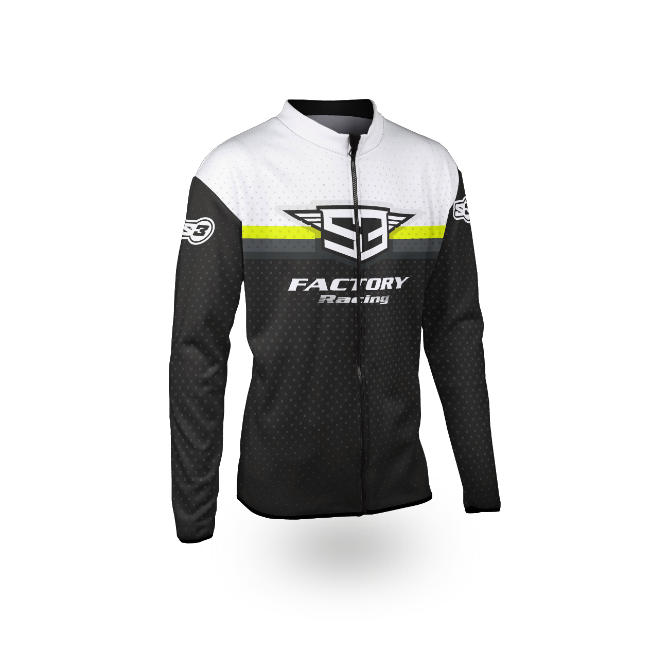 Chaqueta S3 Thermo Racing Negro Amarillo Flúor Talla S