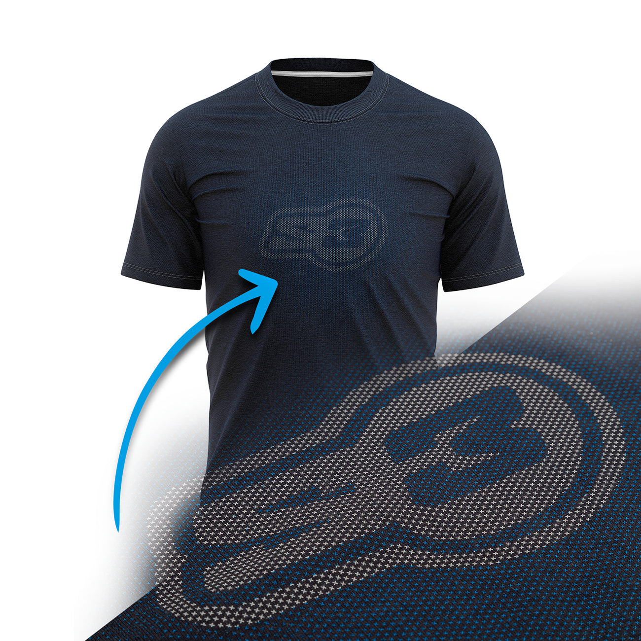 Camiseta S3 Blue Blur Azul Talla S