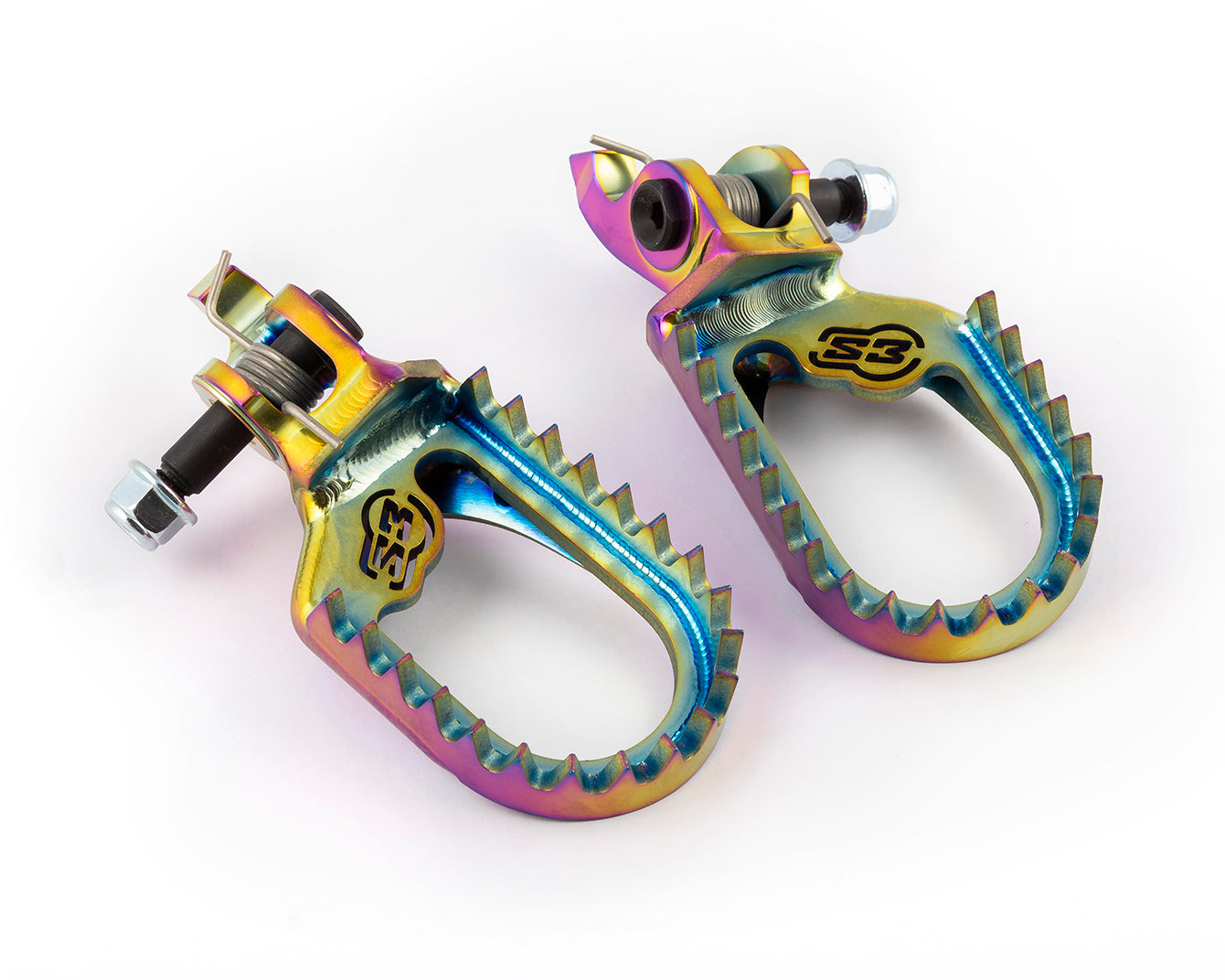 Estriberas Low Back S3 Titanio Triumph Tf-rc 450 (2025-2026)