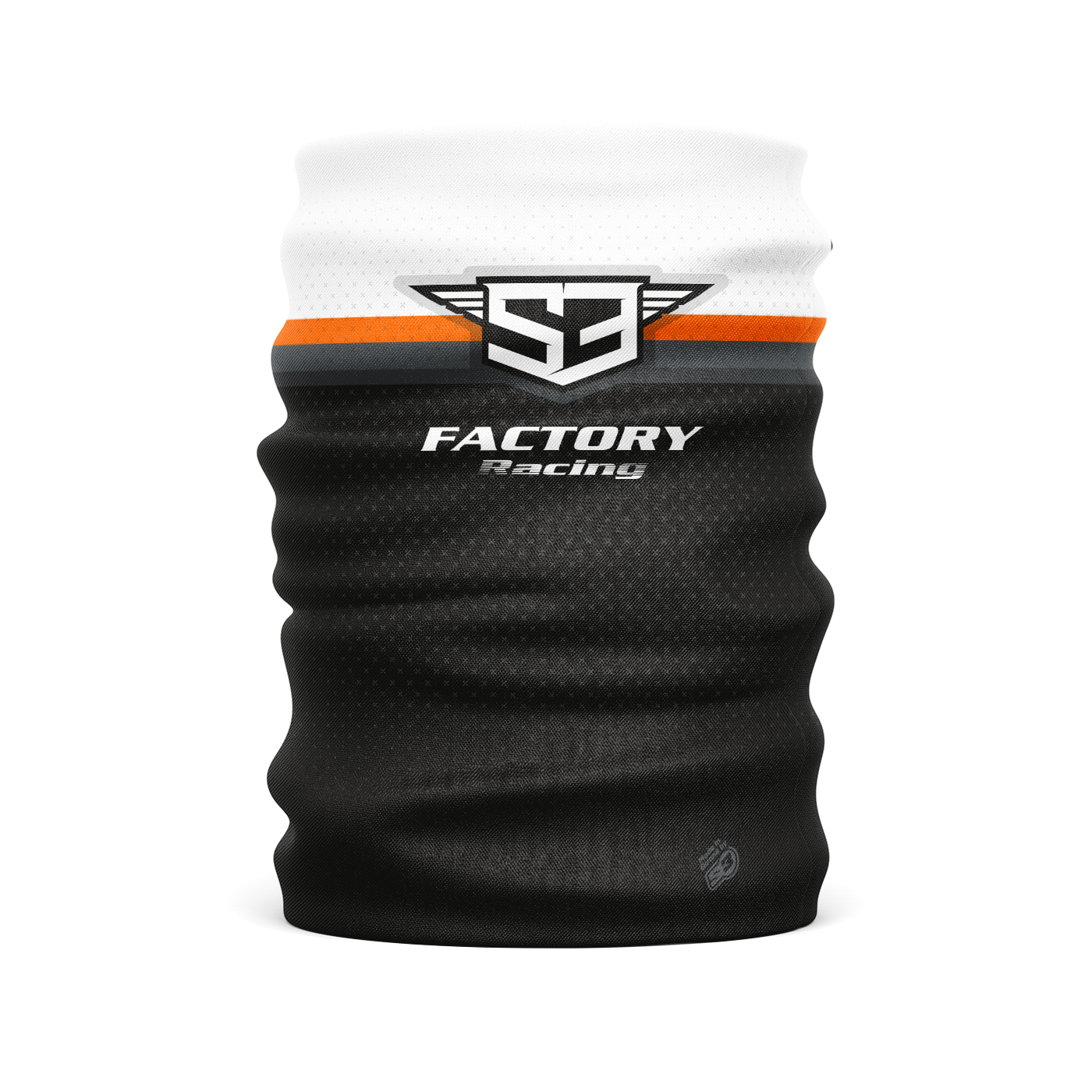 Braga De Cuello S3 Racing Color Negro/naranja