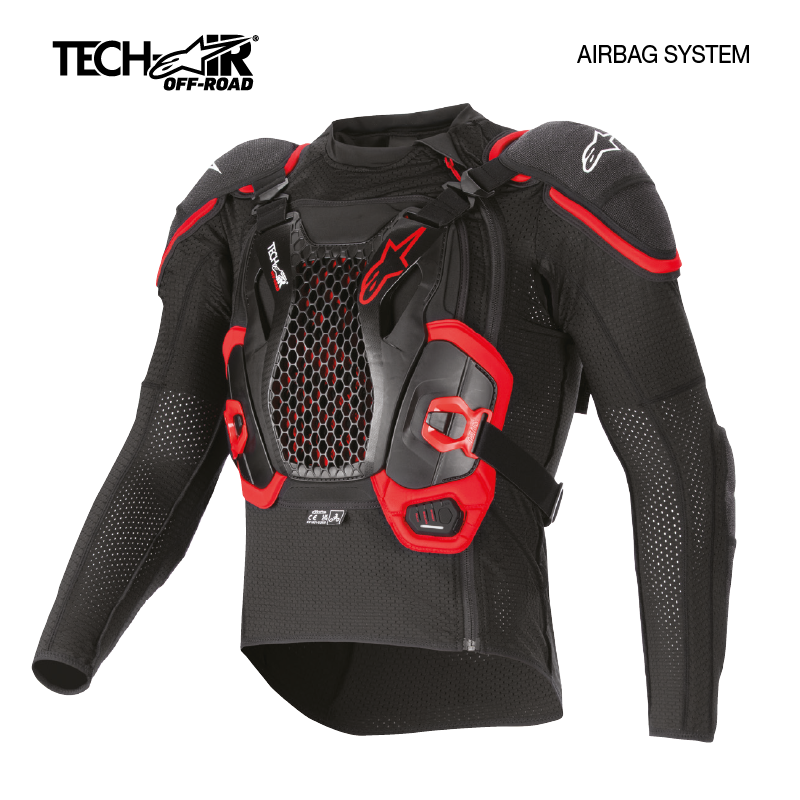 Airbag Alpinestars Tech-Air Off-Road Negro Rojo