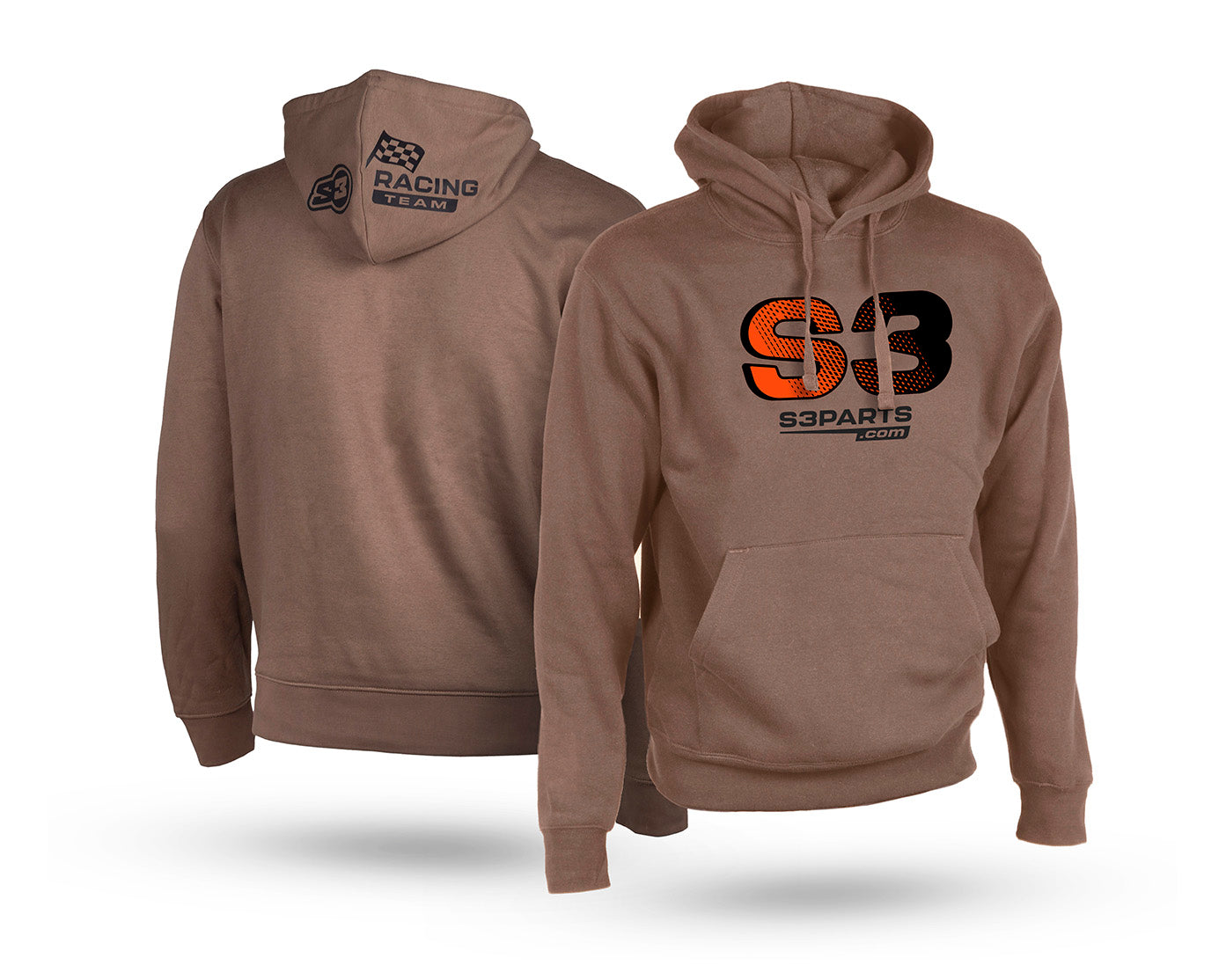 Sudadera S3 Marrón Naranja Talla L