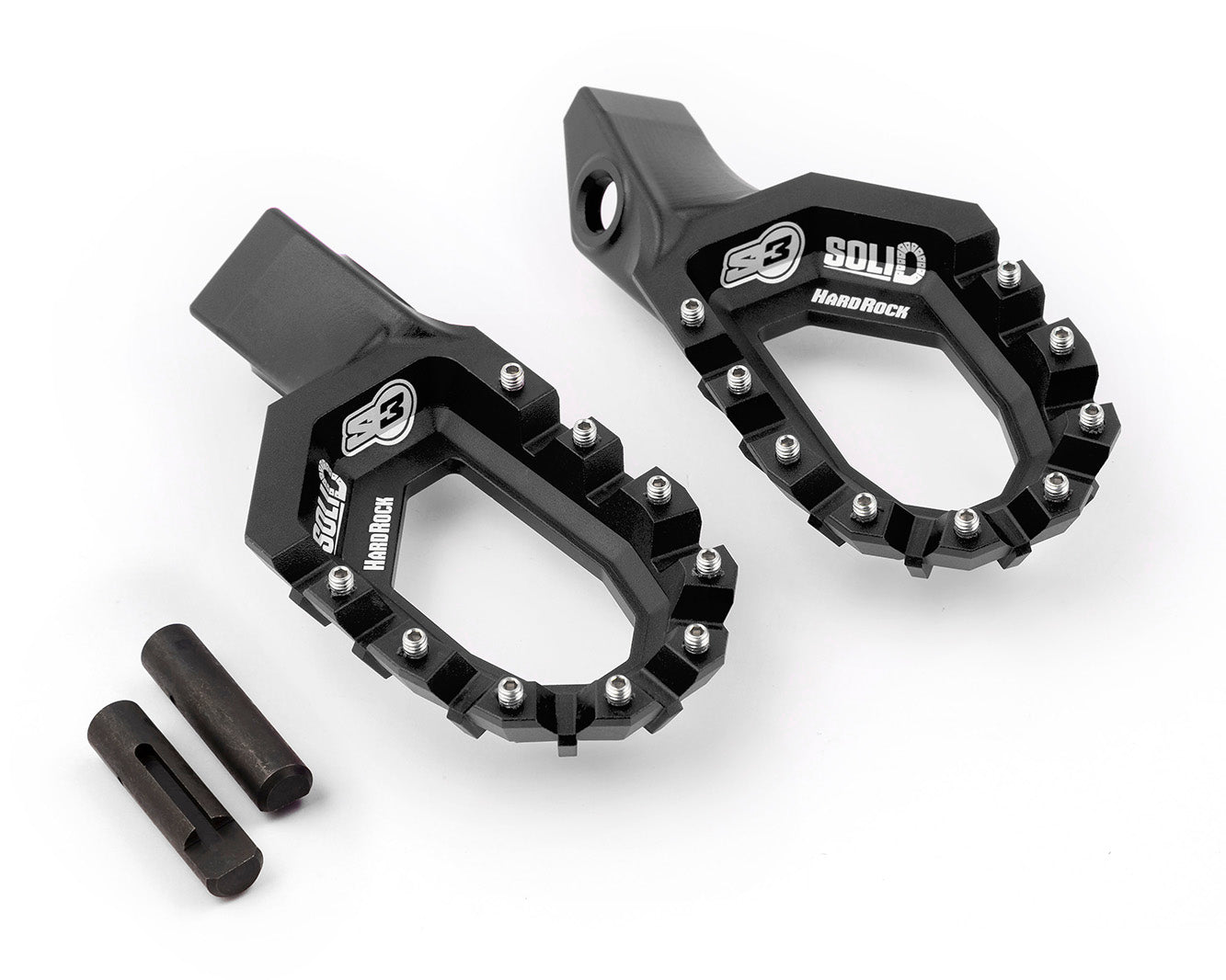 Estriberas Trial S3 Solid Hardrock Negro