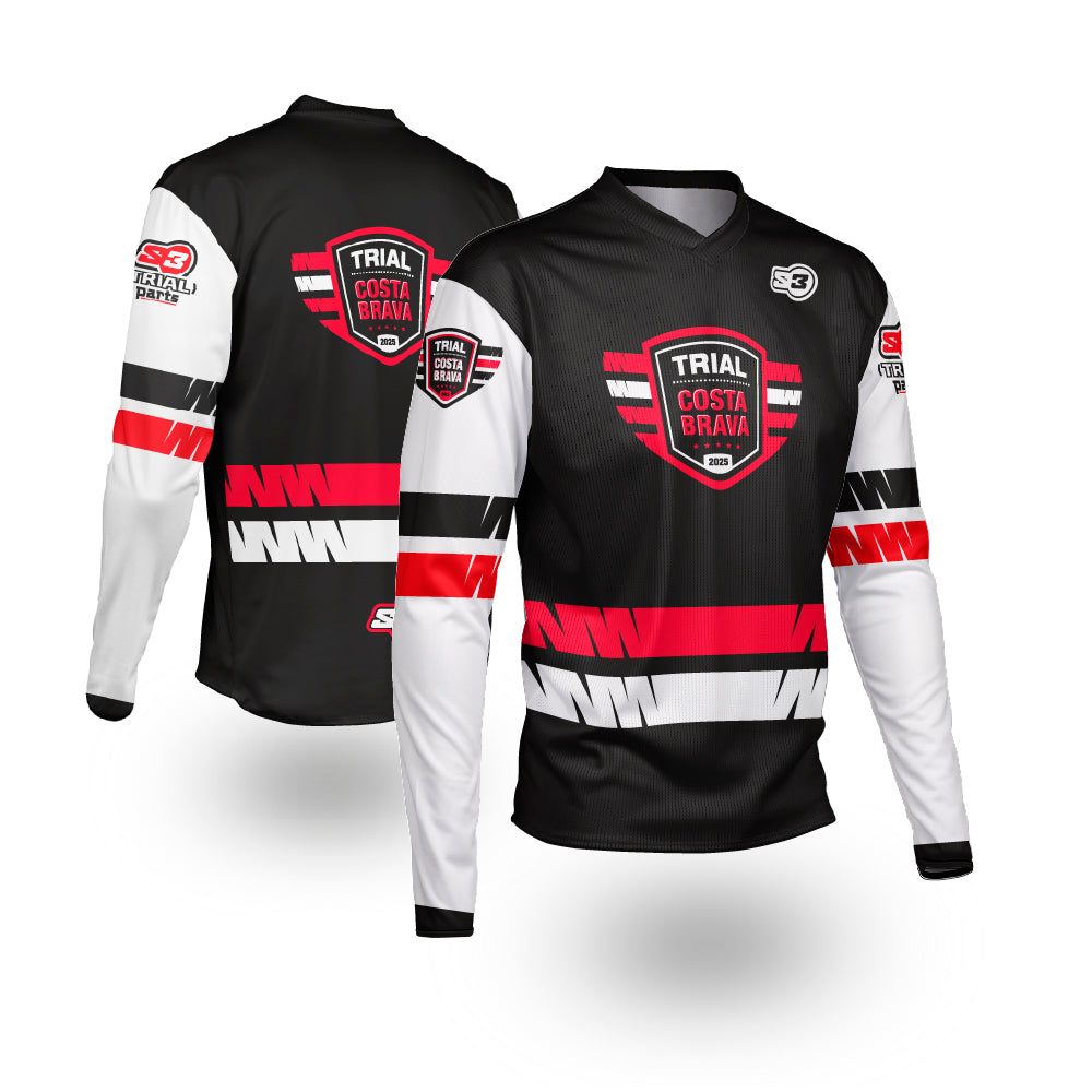 Camiseta S3 Trial C Brava Negro 2025 TALLA M