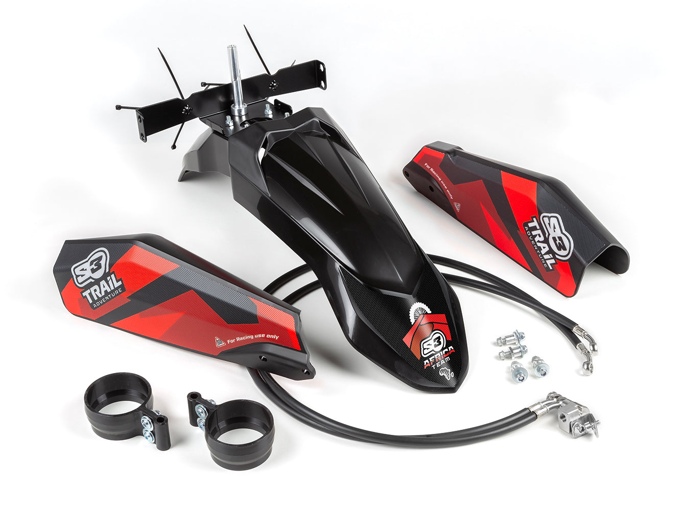 Guardabarros High Enduro S3 Honda Xl 750 Transalp (2023-2026) Color Negro