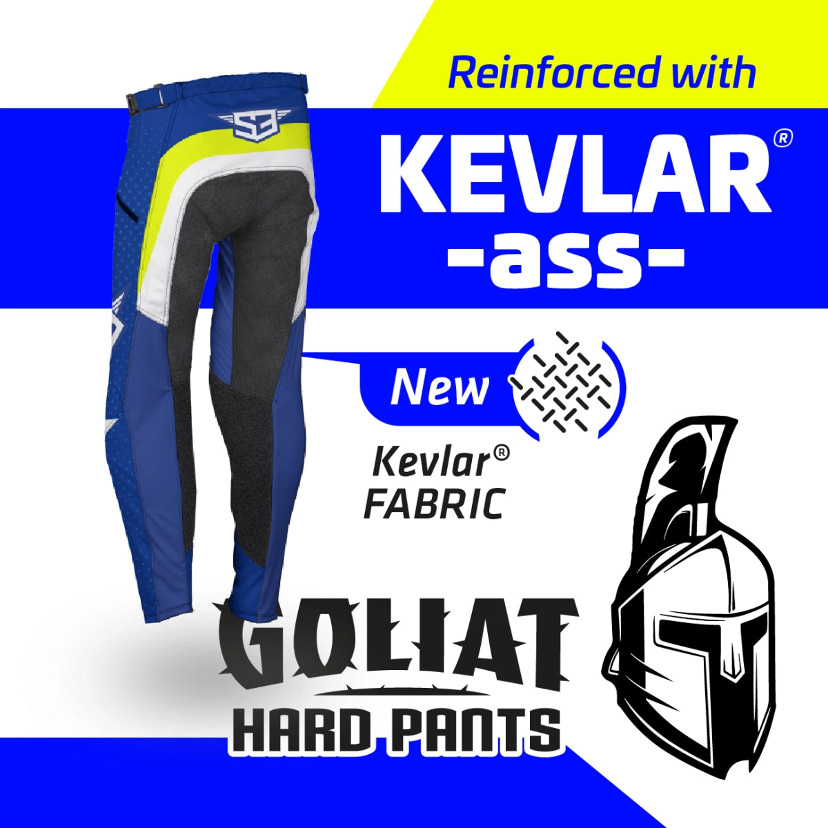 Pantalón S3 Goliat Kevlar Azul Talla 30