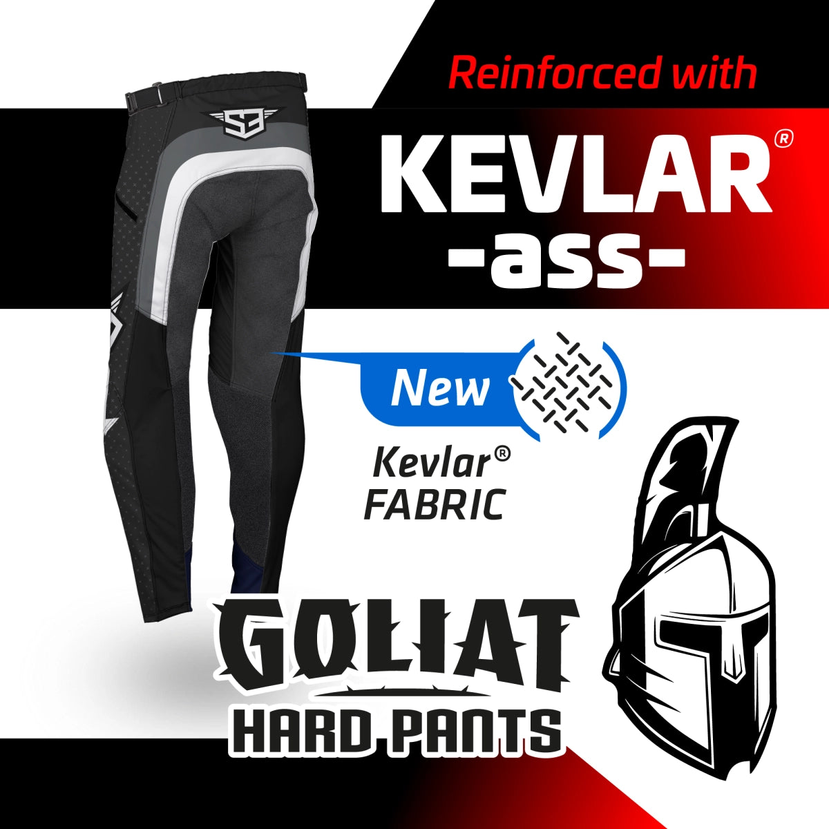 Pantalón S3 Goliat Kevlar Negro Talla 30