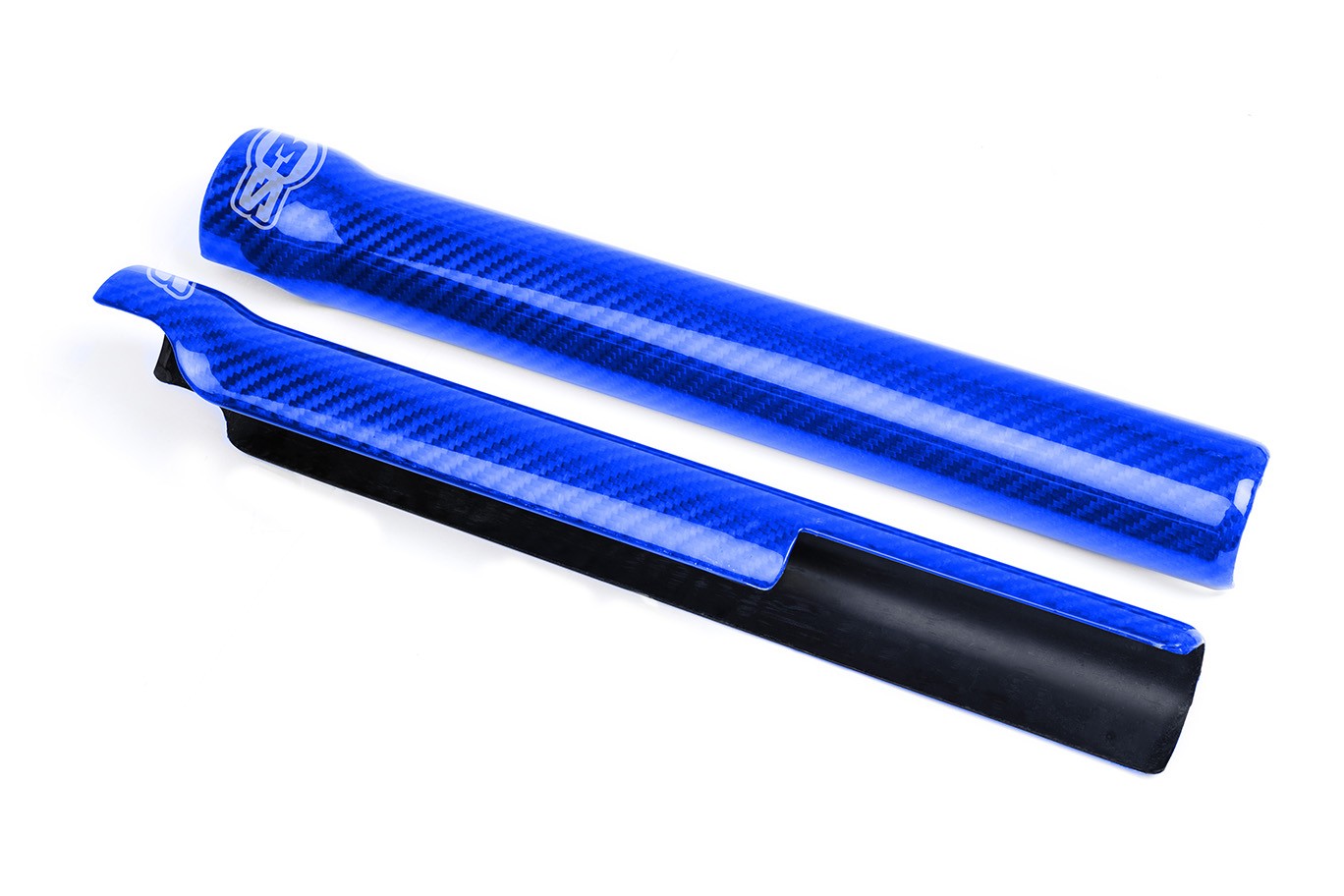Protector Carbono Horquilla Trial S3 Tech/Showa Azul