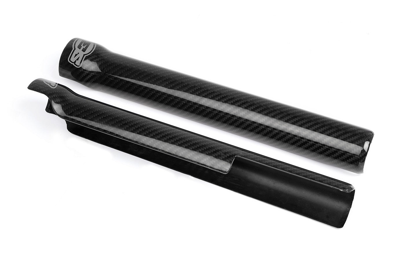 Protector Horquilla Carbono S3 Negro Moto Trial Alta Resistencia