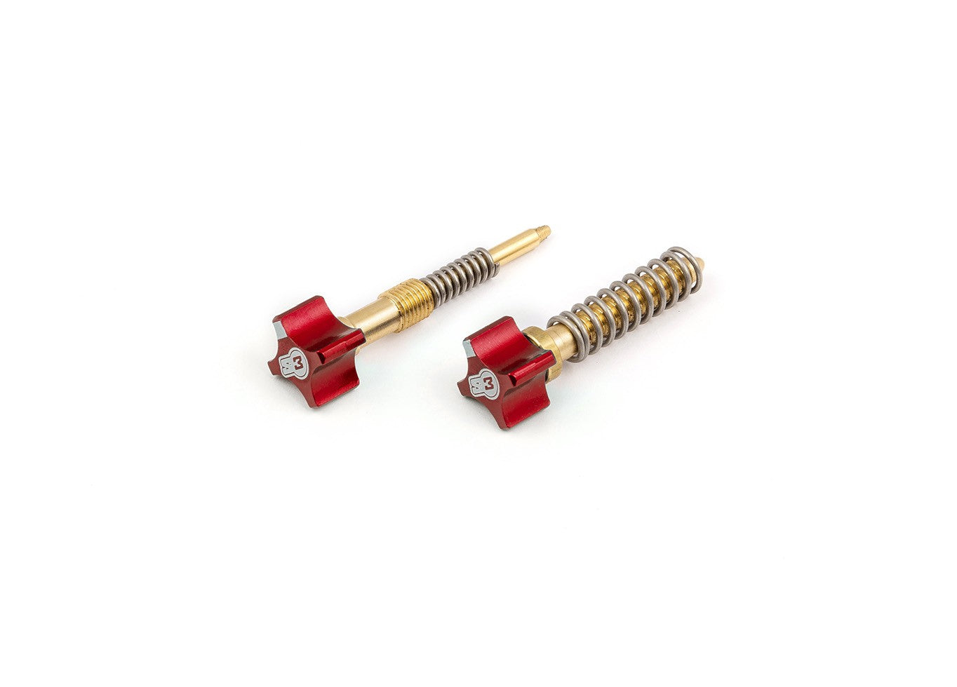 Kit Tornillos S3 Regulación Carburador Keihin 28 Rojo