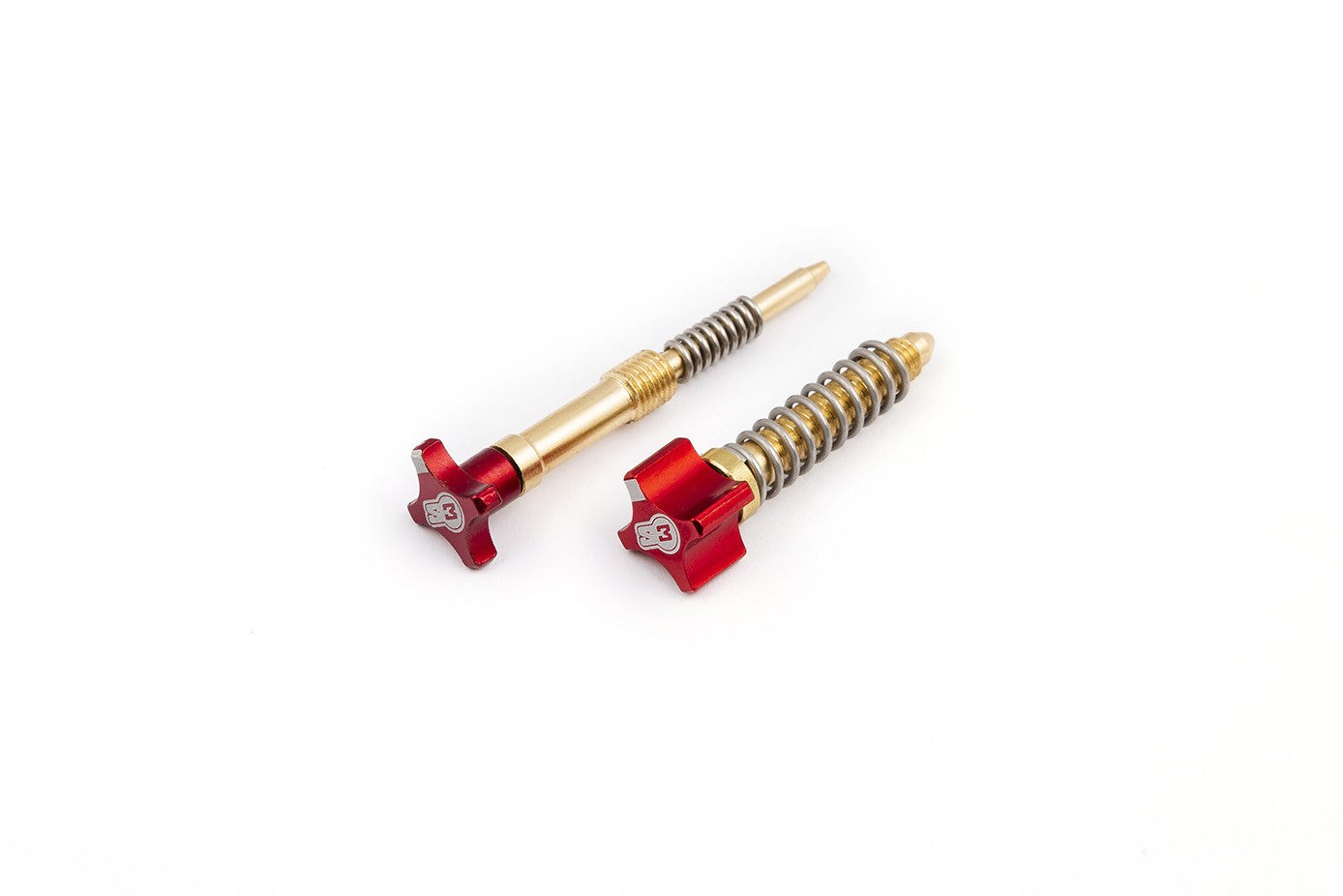 Kit Tornillos S3 Regulación Carburador Keihin Rojo
