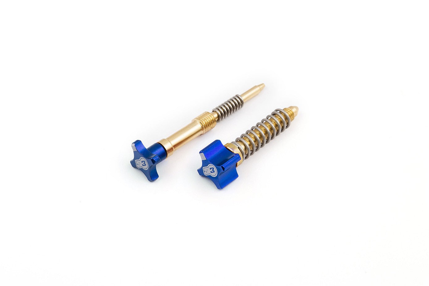 Kit Tornillos S3 Regulación Carburador Keihin Azul
