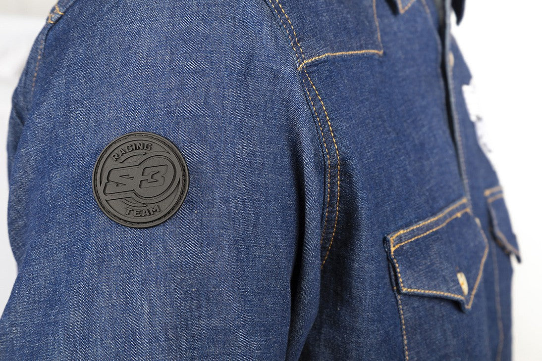 Camisa S3 Denim Color Azul Vintage TALLA XL