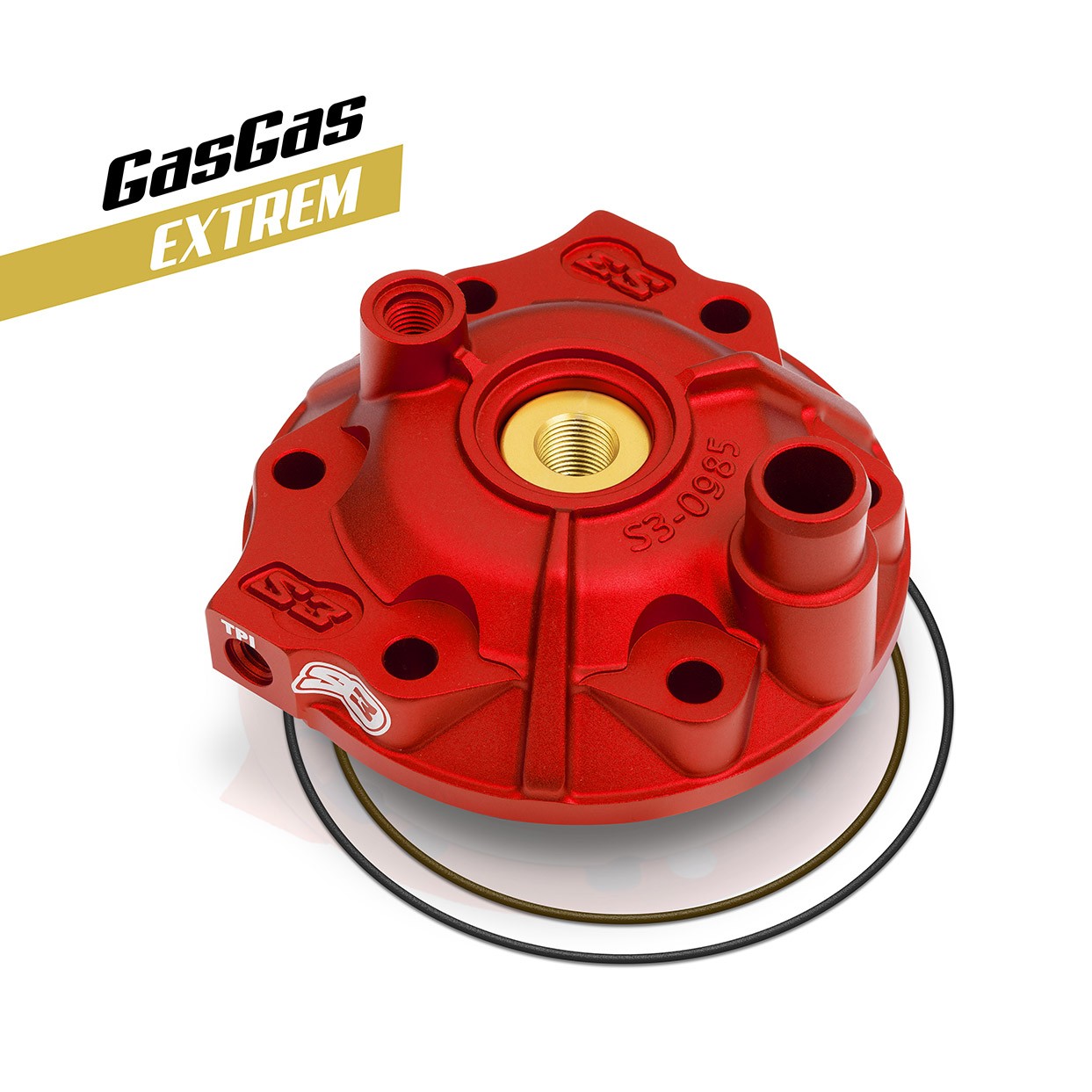 Culata S3 Kit Control (Extreme Style) Gas Gas EC 300 21-23 Racing Rojo