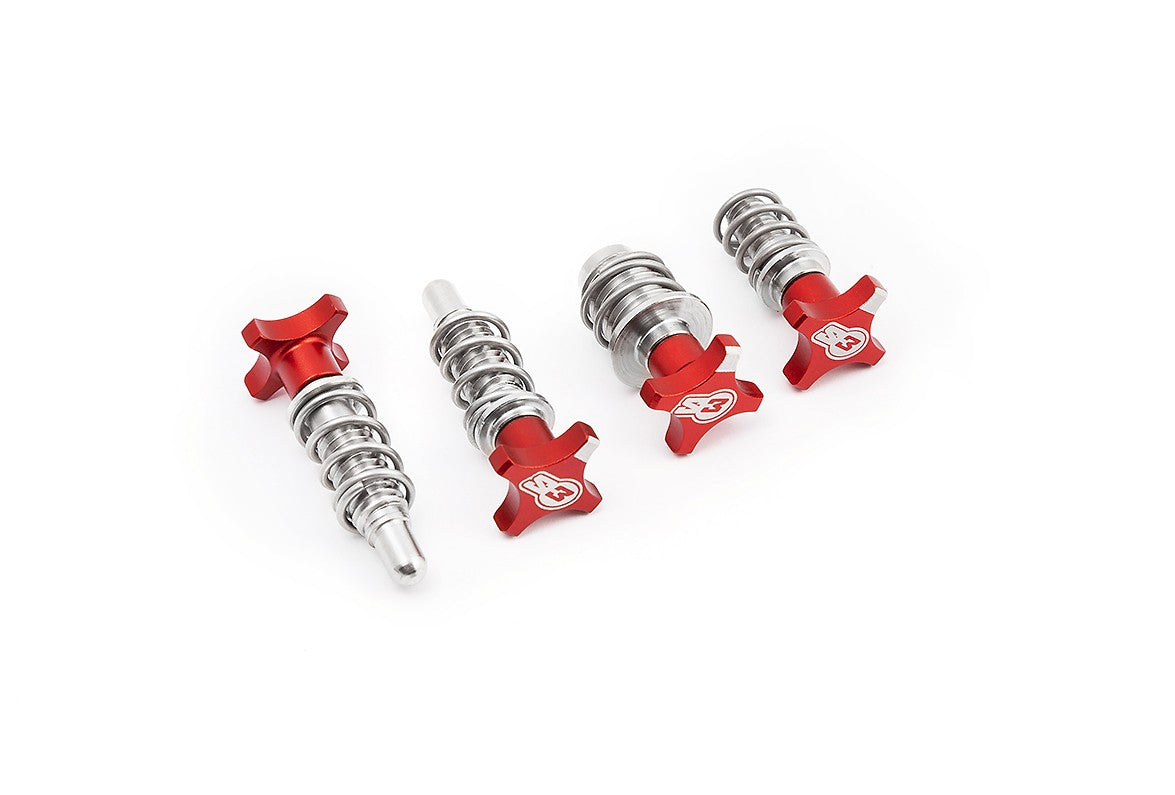 Kit Reguladores de Manetas para Bomba AJP/Braktec S3 Rojo