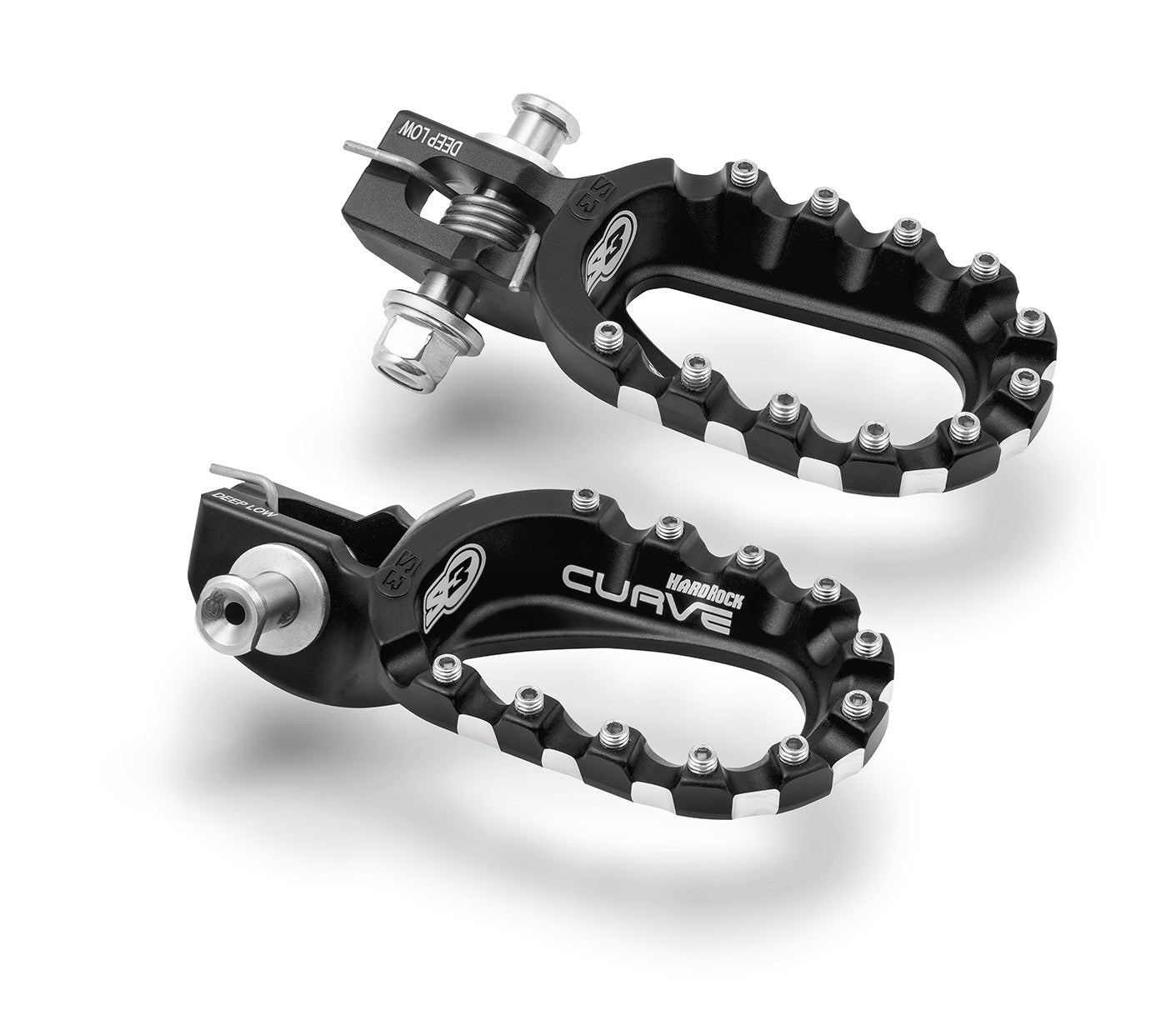 Estriberas S3 Curve Hard Rock Low KTM/Husqvarna TPI 17-.. Negro