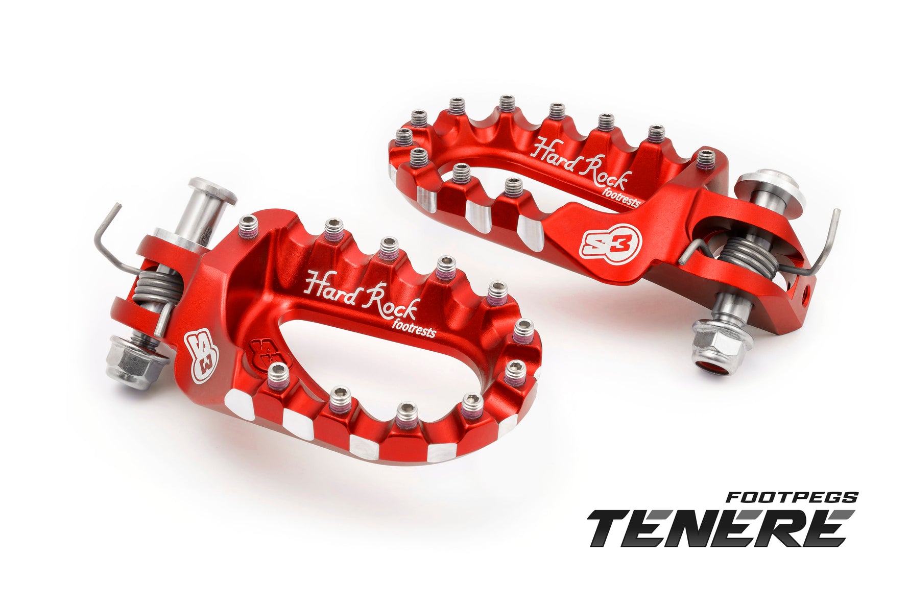 Reposapiés S3 Yamaha Ténéré YZ700 Rojo Rally