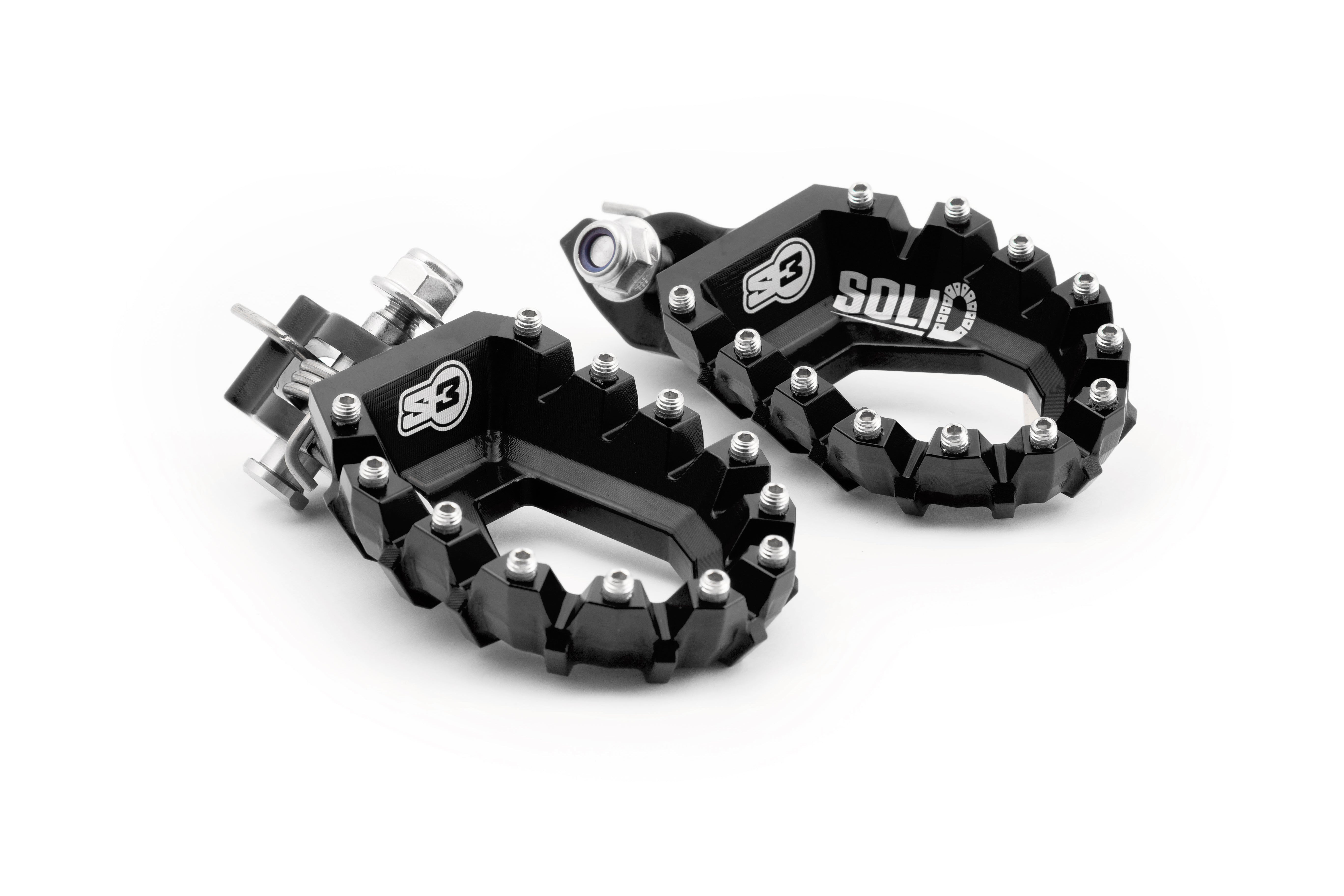 Kit Estriberas S3 Solid Honda Africa Twin 18-.. CRF-L 300 20-.. Negro