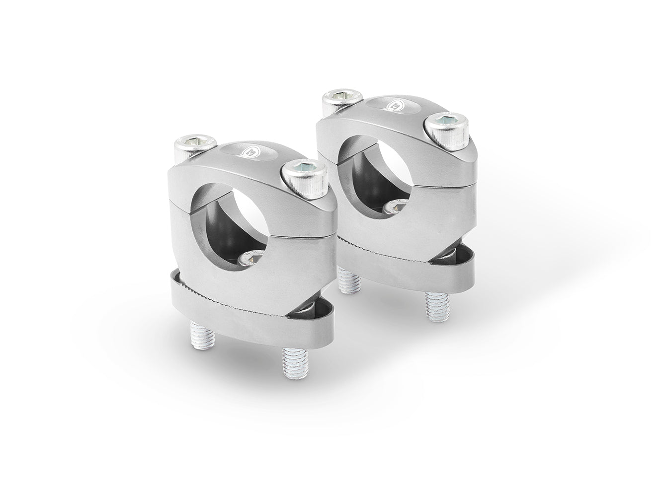 Abrazaderas de manillar ajustables S3 PLATA