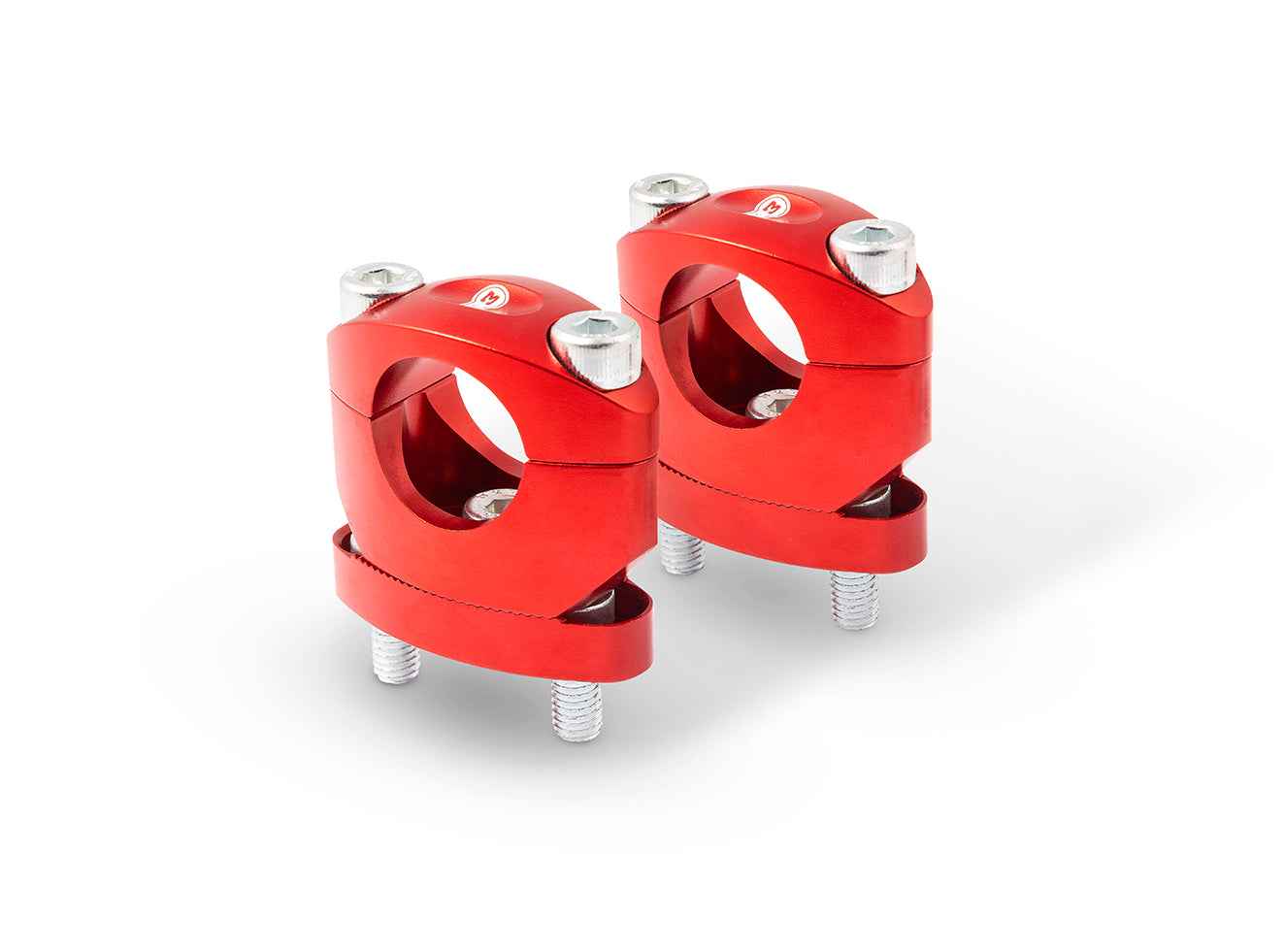 Abrazaderas de manillar ajustables S3 ROJAS
