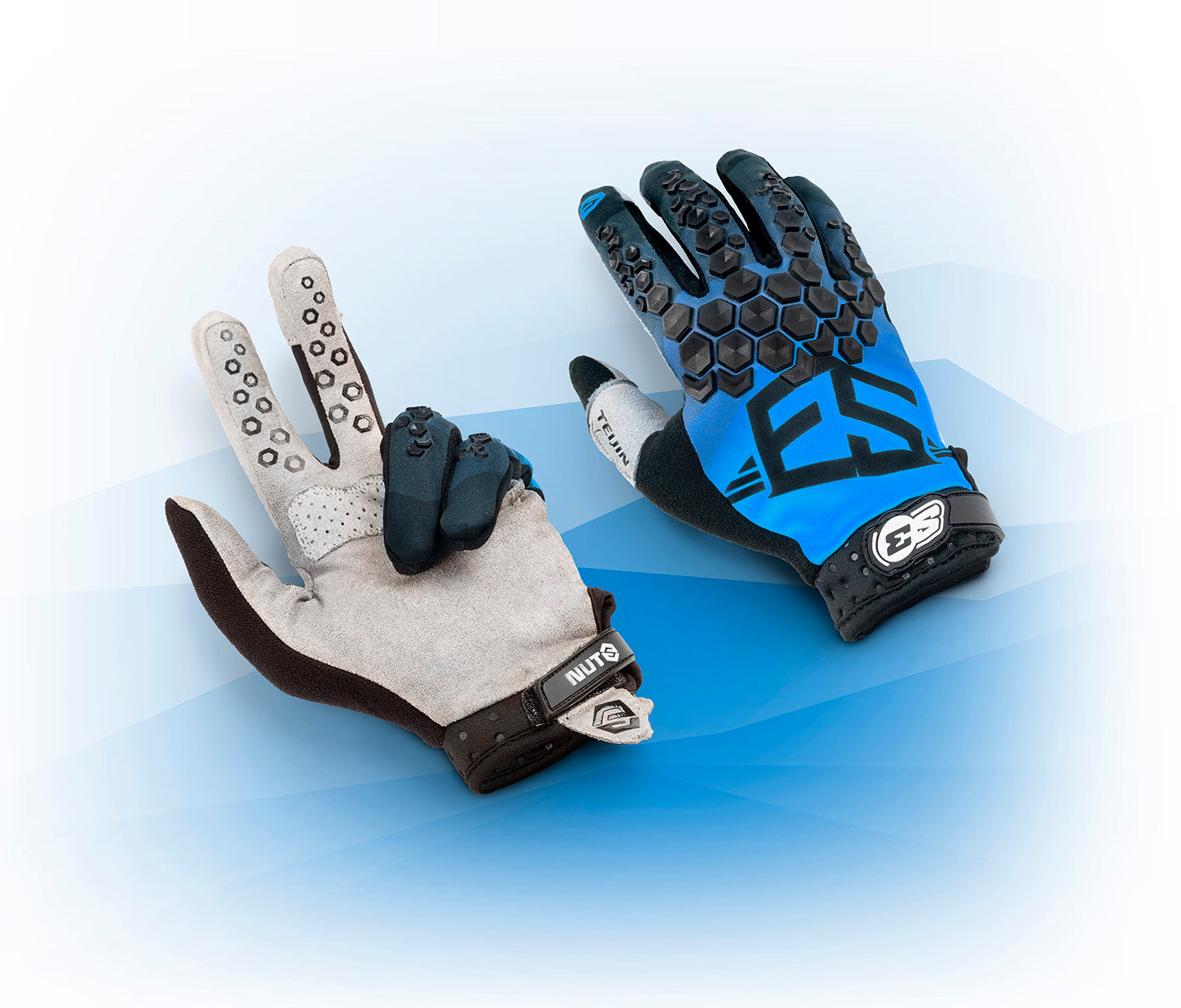 Guantes S3 Nuts Angel Color Azul Talla S