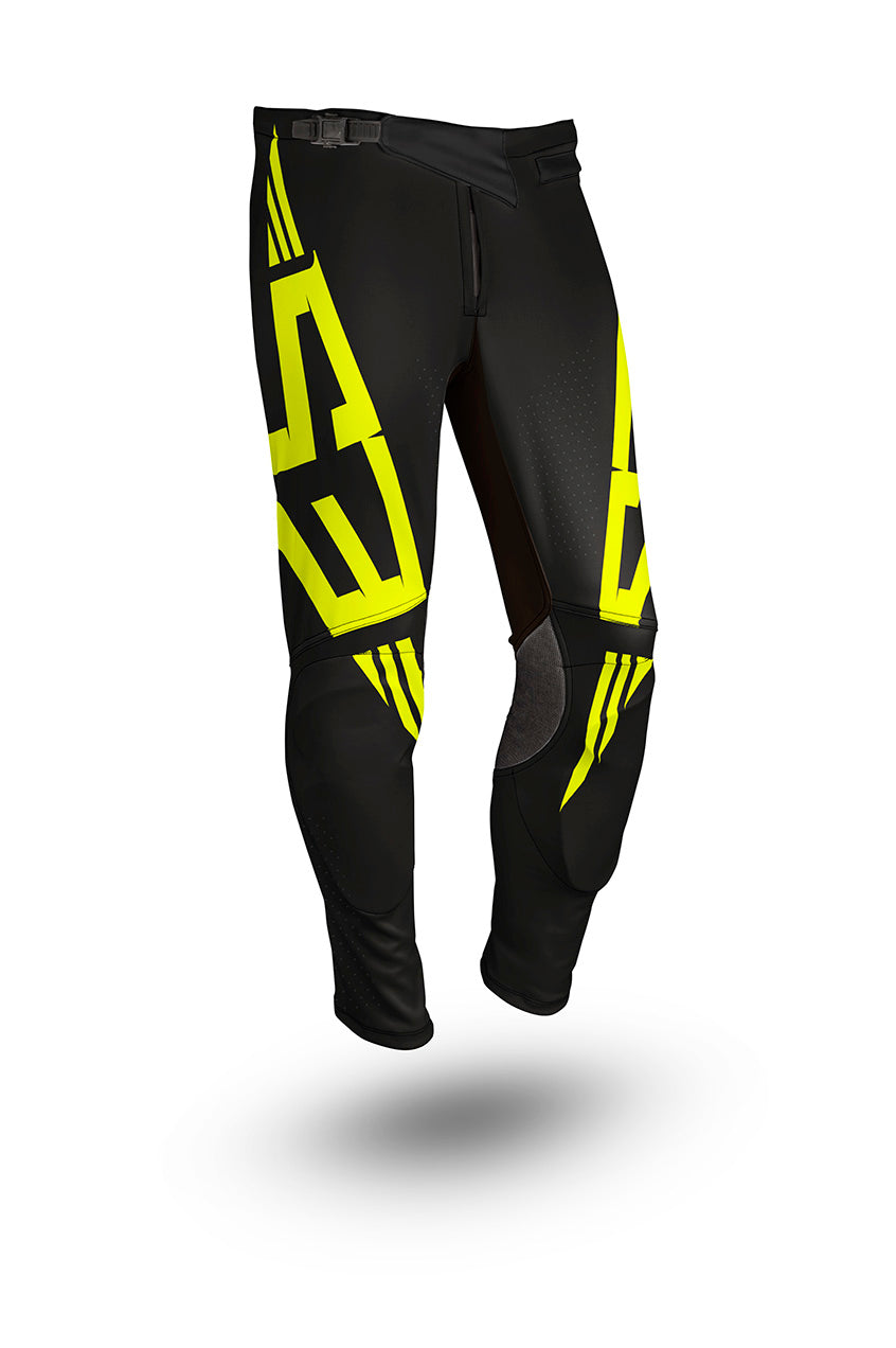 Pantalón S3 Trial Color Negro / Amarillo TALLA M