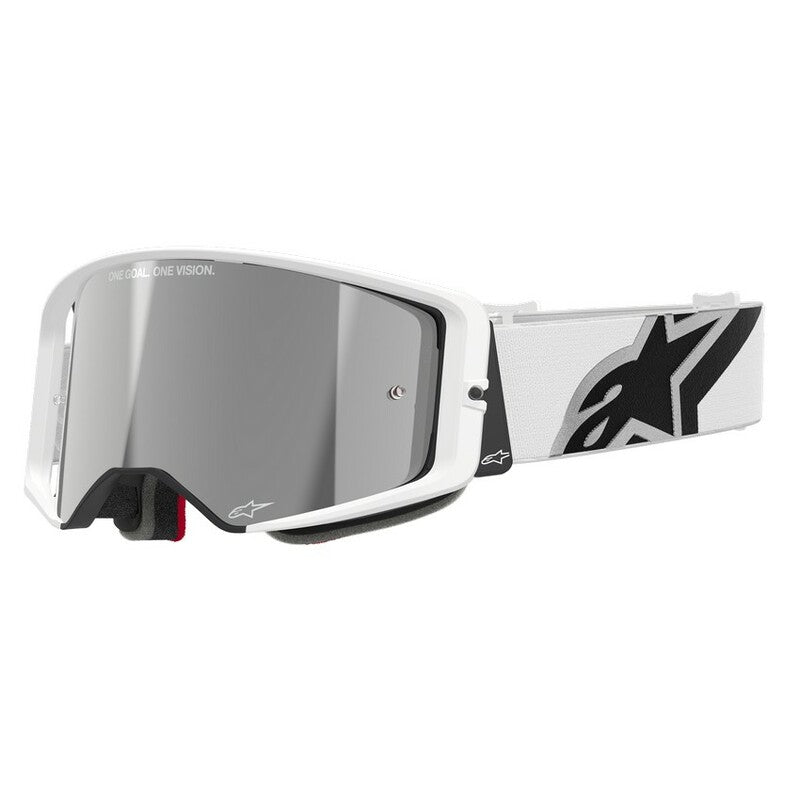 Gafas Alpinestars Supertech Corp Lente Espejo Blanco/Plata