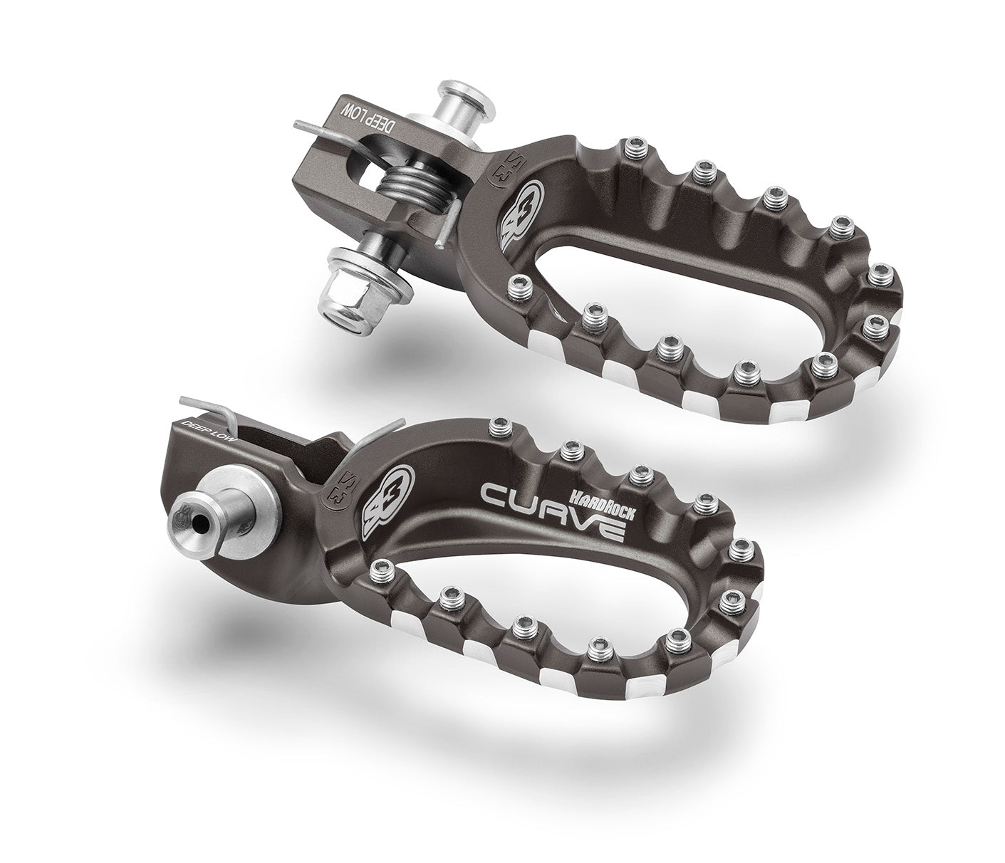 Estriberas S3 Curve Hard Rock Low KTM/Husqvarna TPI 17-.. Titanio