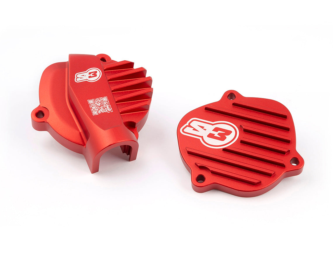 Tapas Válvula Gran Volumen S3 Gas Gas EC/MC 250/300 21-23HQV TC/TE KTM EXC 250/300 17-23 Rojo
