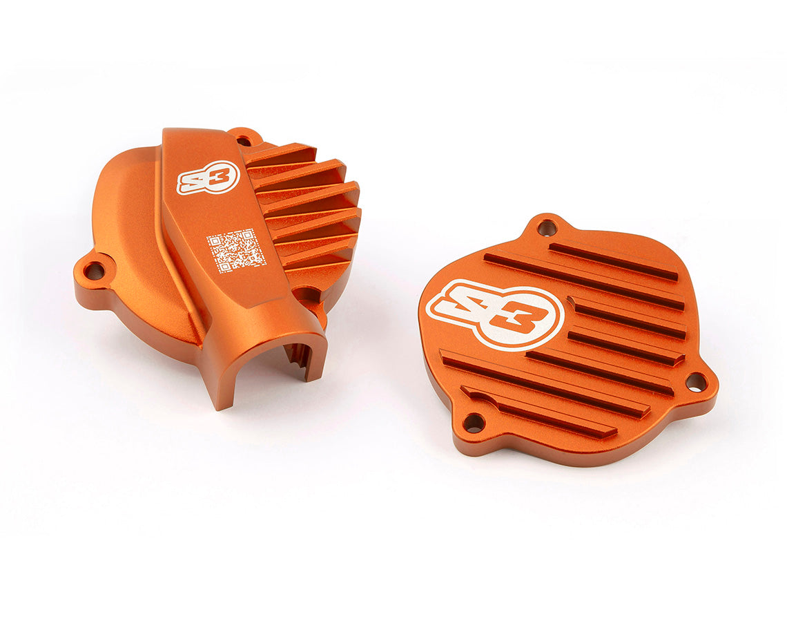Tapas Válvula Gran Volumen S3 Gas Gas EC/MC 250/300 21-23HQV TC/TE KTM EXC 250/300 17-23 Naranja
