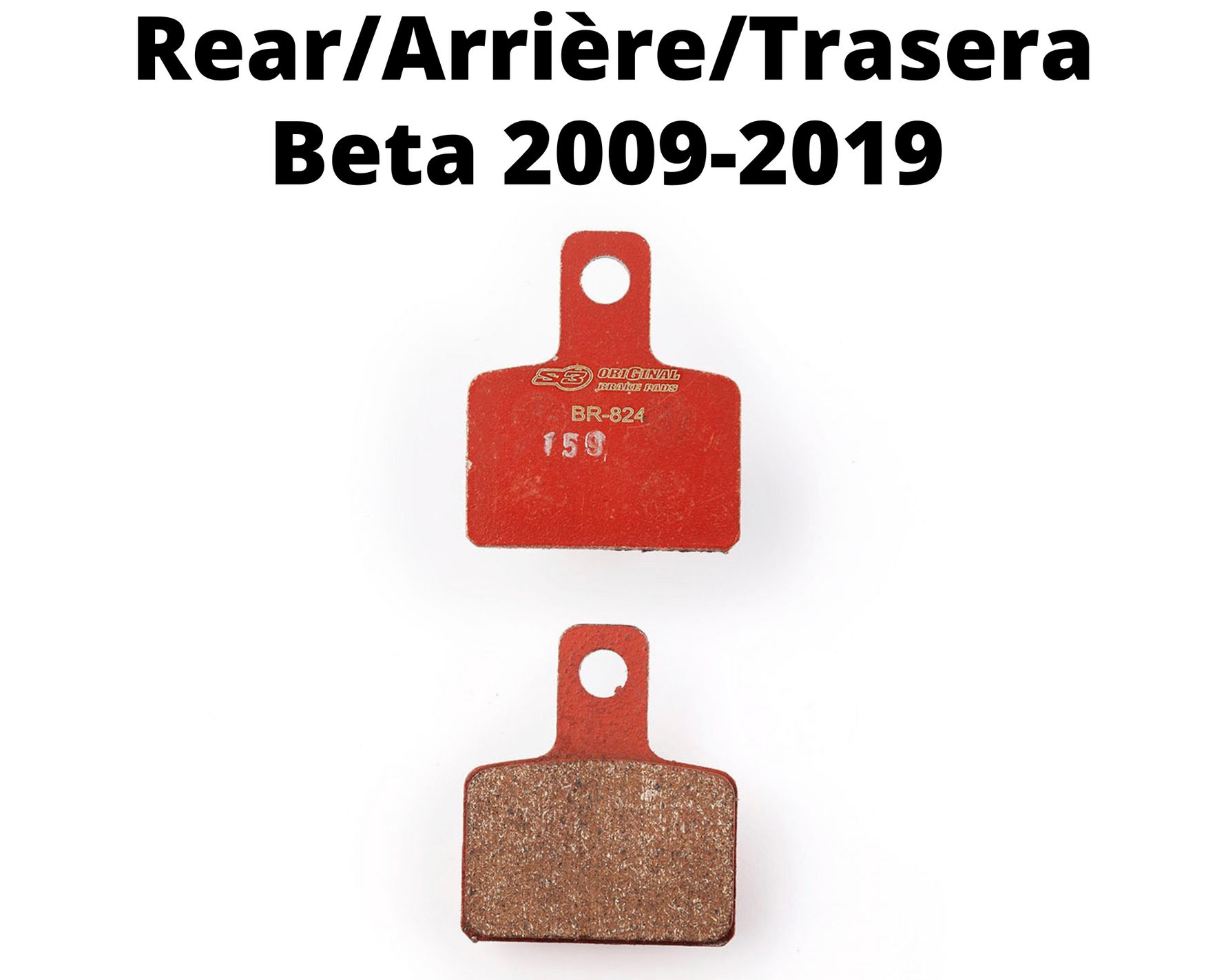 Pastillas De Freno Trasero S3 Beta Evo Racing 300 (2000-2026)