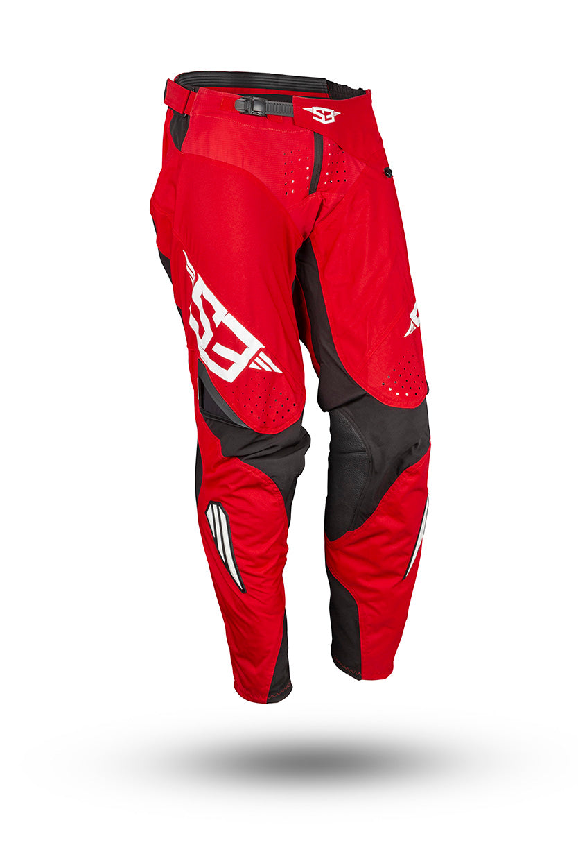 Pantalón Ventilado S3 Ride Rojo Nylon 500D Talla W28