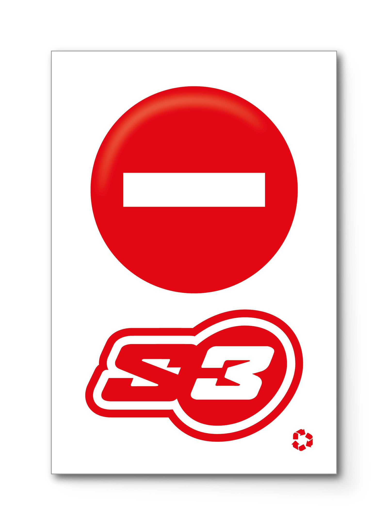 CARTEL PROHIBIDO (PAQUETE DE 50 UNIDADES)