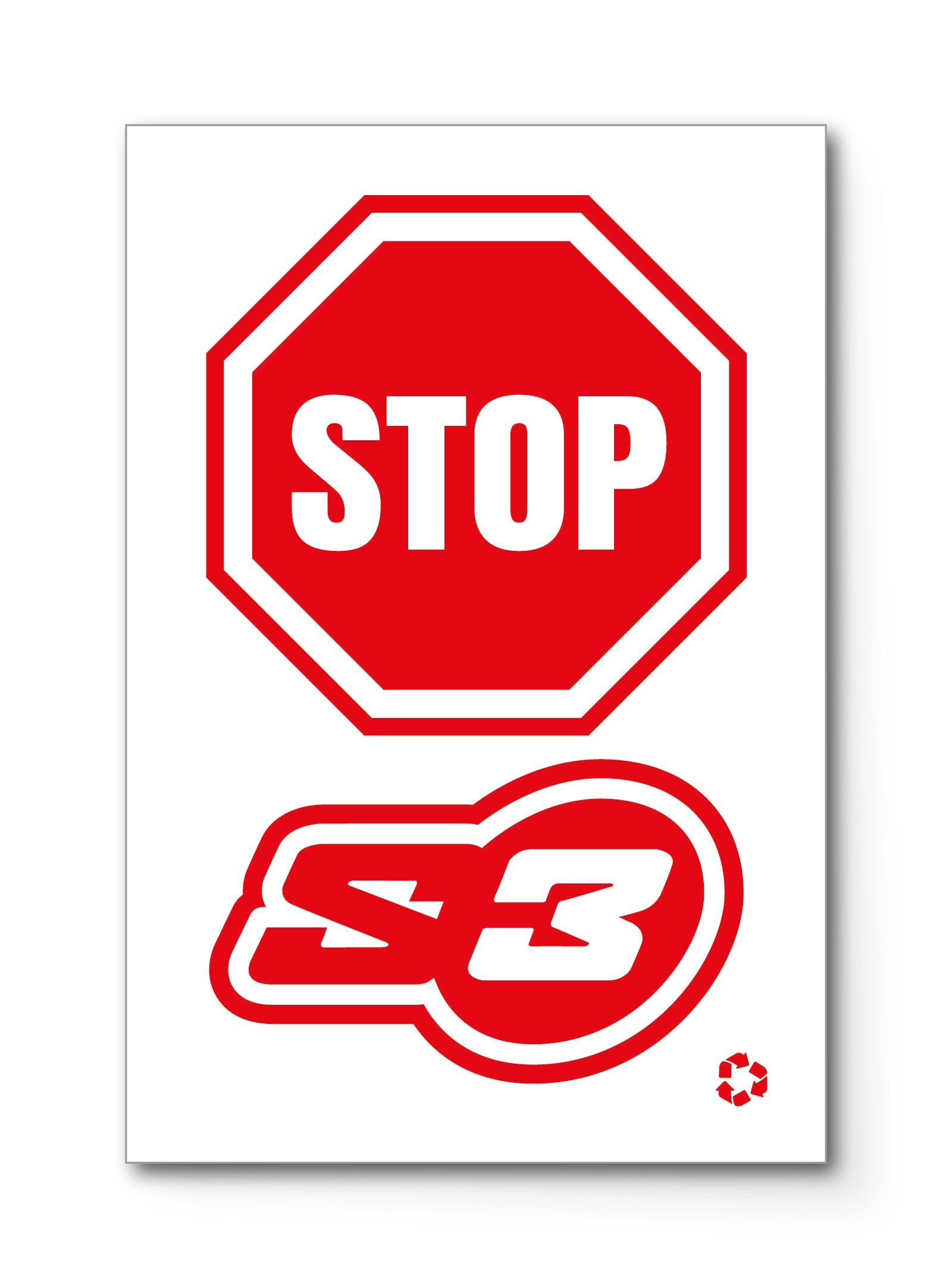 CARTEL STOP (PAQUETE DE 50 UNIDADES)