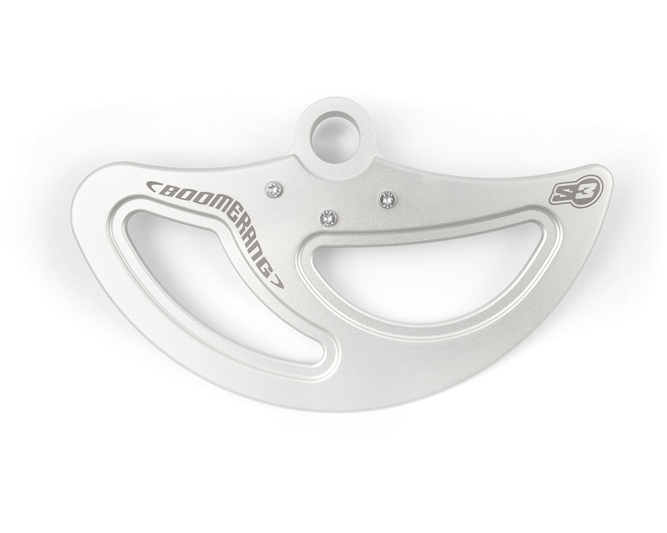 Protector Disco Freno Delantero S3 Hard Enduro Boomerang Beta RR 2T/4T 13-.. Plata