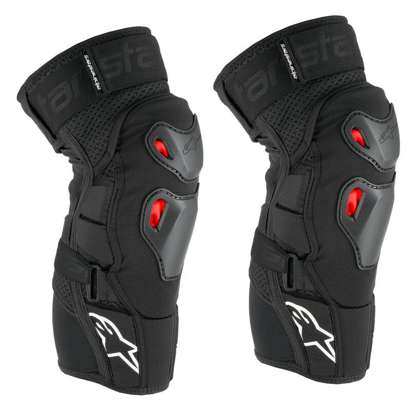 Rodilleras Alpinestars Bionic Pro Plasma Negro/Rojo