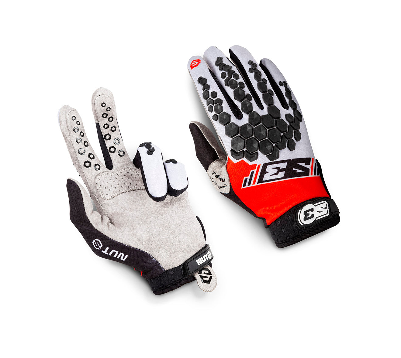 Guantes S3 Nuts Premium Color Rojo TALLA XXL