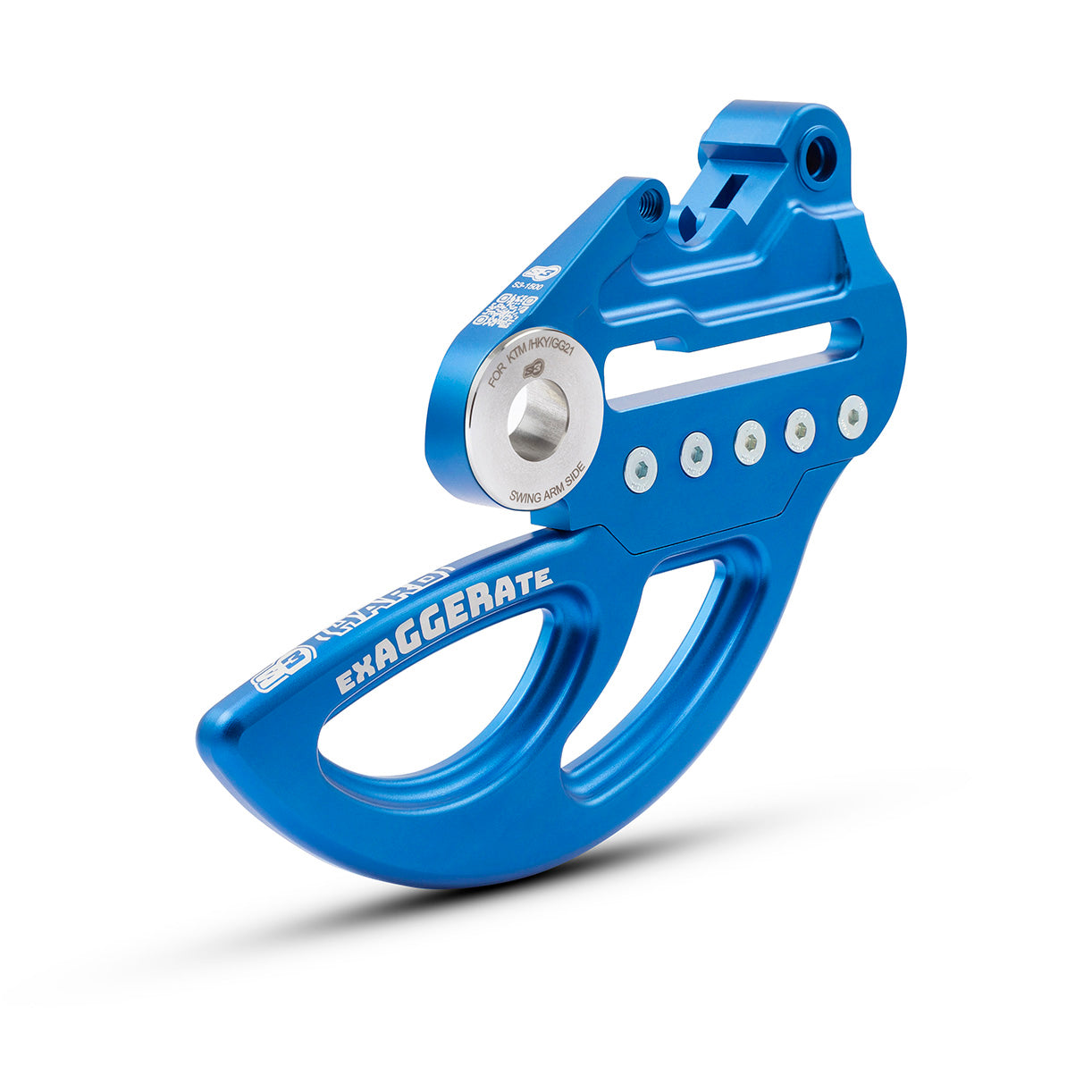 Protector Disco Trasero S3 Exaggerate HQV FE/TC 17-23 KTM EXC/EXC-F 92-23 SX/SX-F 92-16 Azul