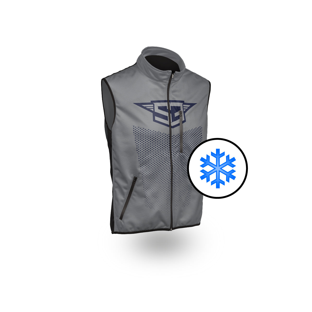 Chaleco S3 Gris Body Warmer Moto Talla M