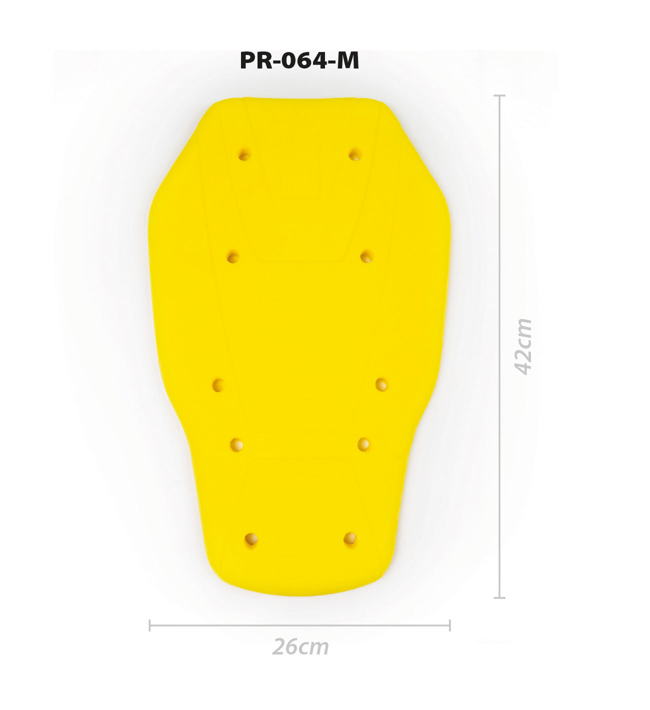 Protector S3 De Espalda Ce Color Amarillo TALLA M