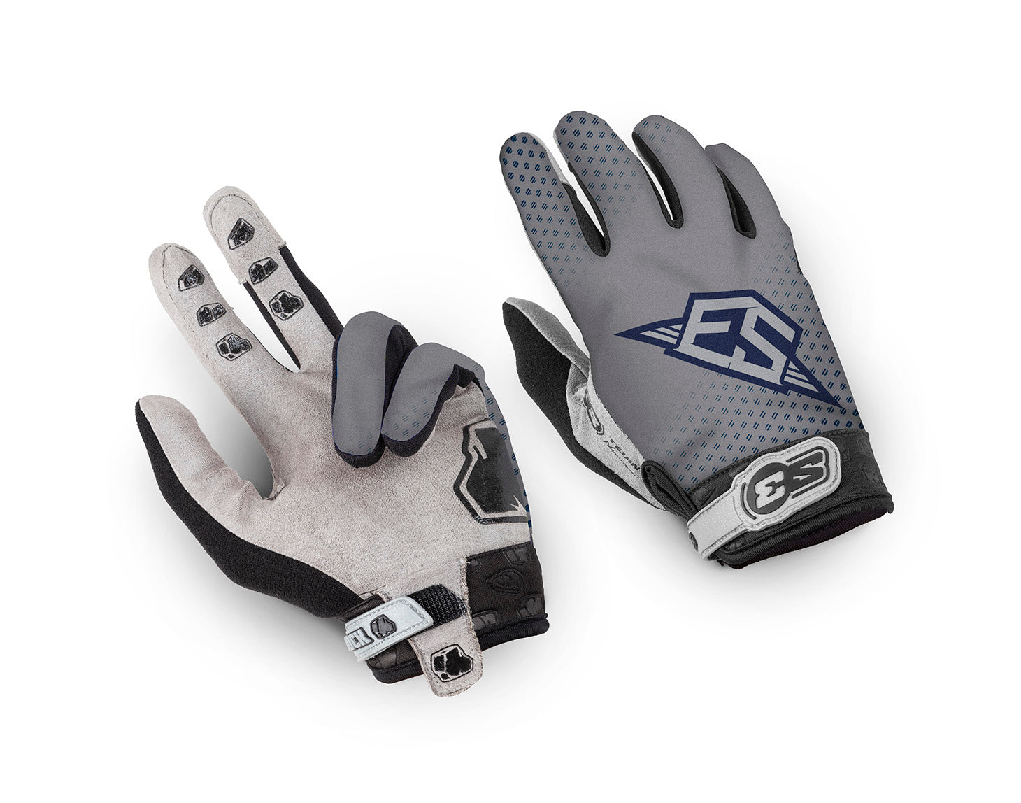 Guantes S3 Rock Gris Moto Enduro Talla L